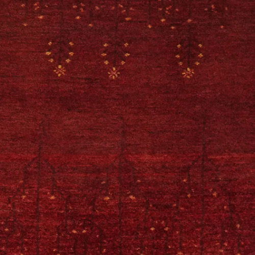 Rizbaf Teppich Rot