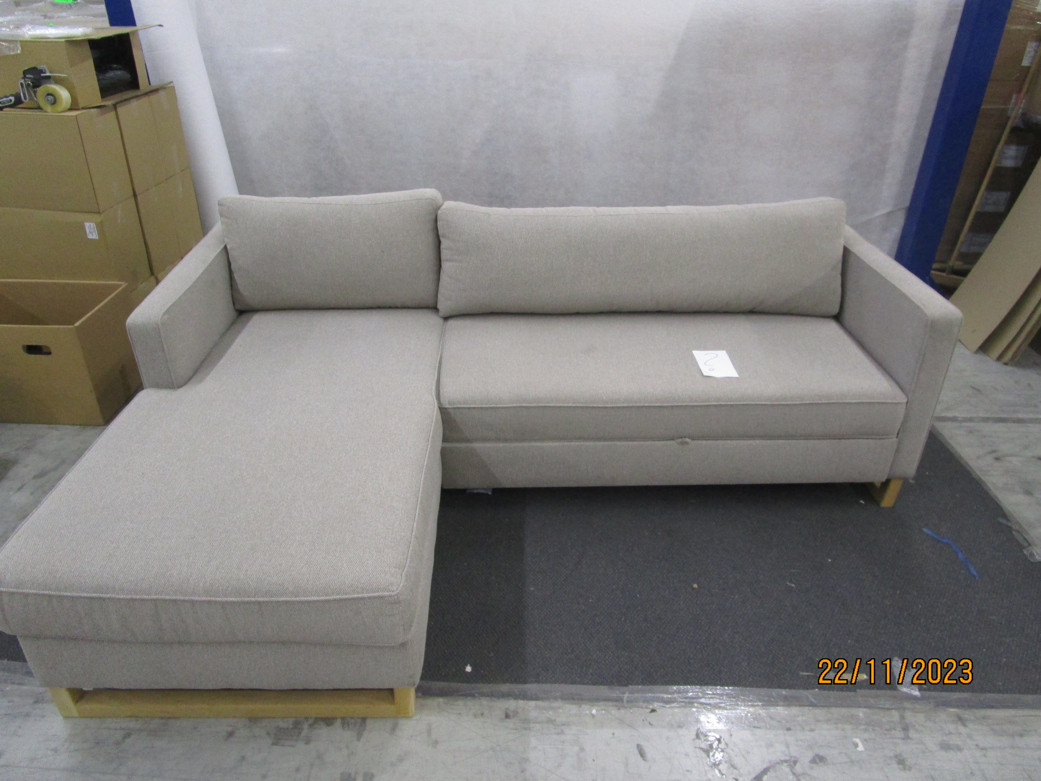 Madison Schlafsofa Récamiere Links Agnes Brown
