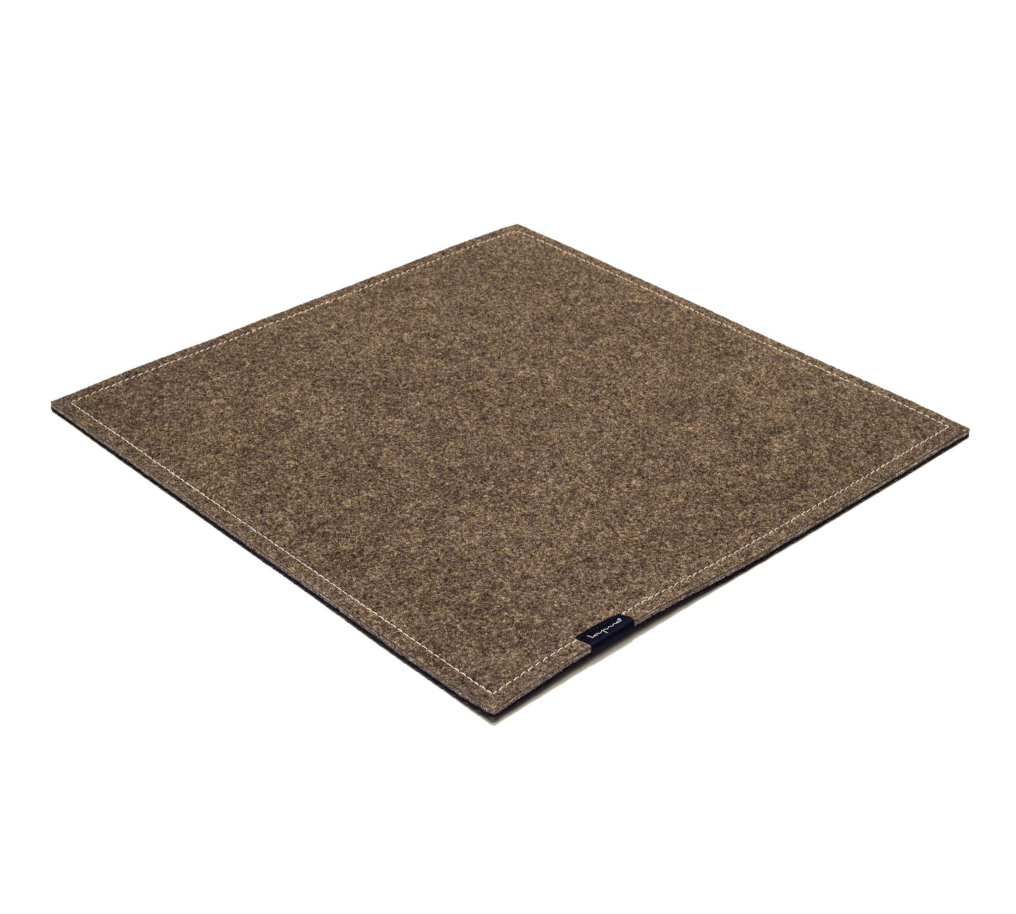 Office Flat Carpet Synthetic Fiber Brown 200 x 300 cm