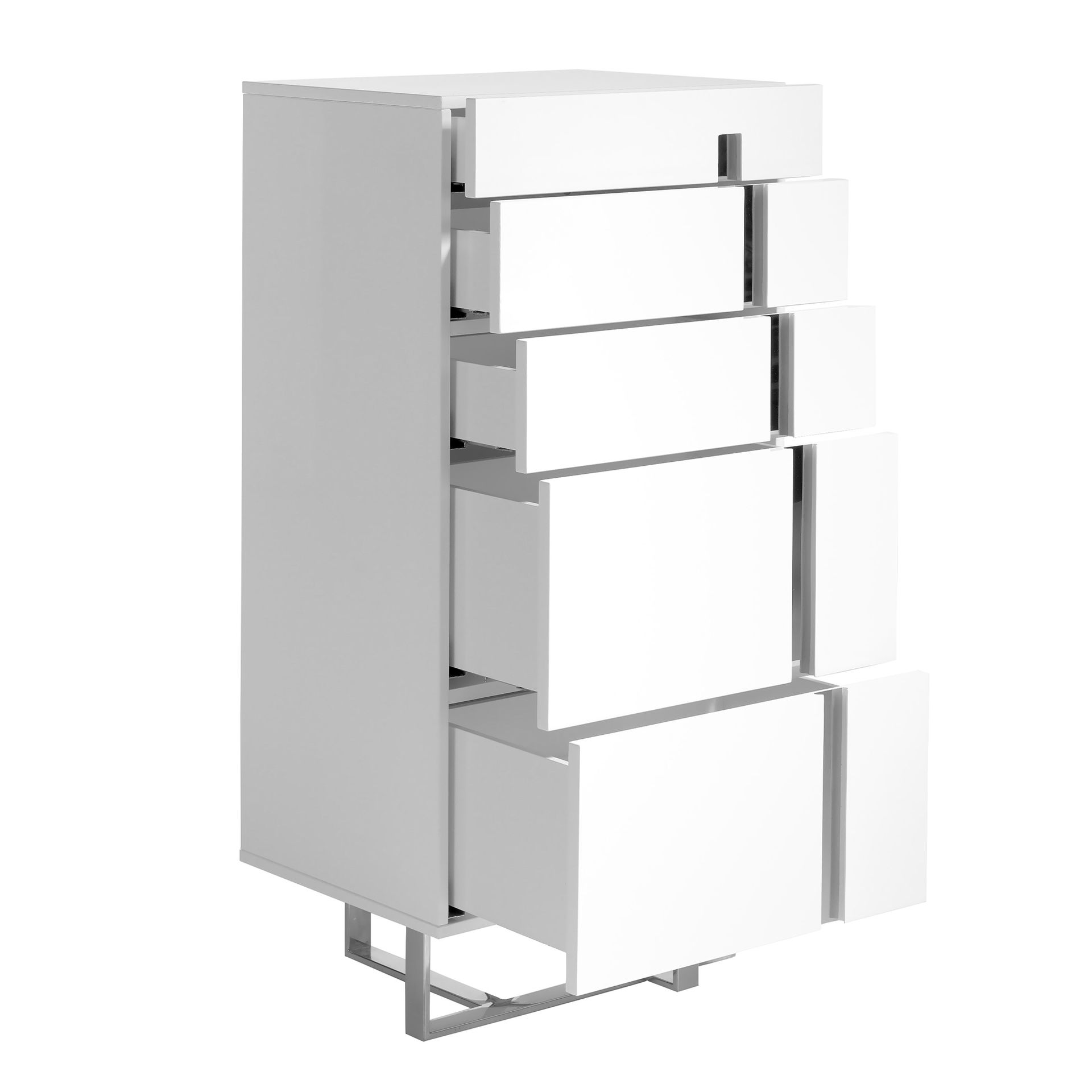 7018 Chiffonier Verchromter Stahl