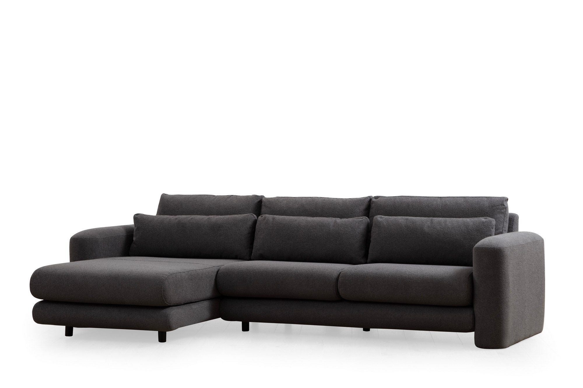 Lily Ecksofa Links Grau