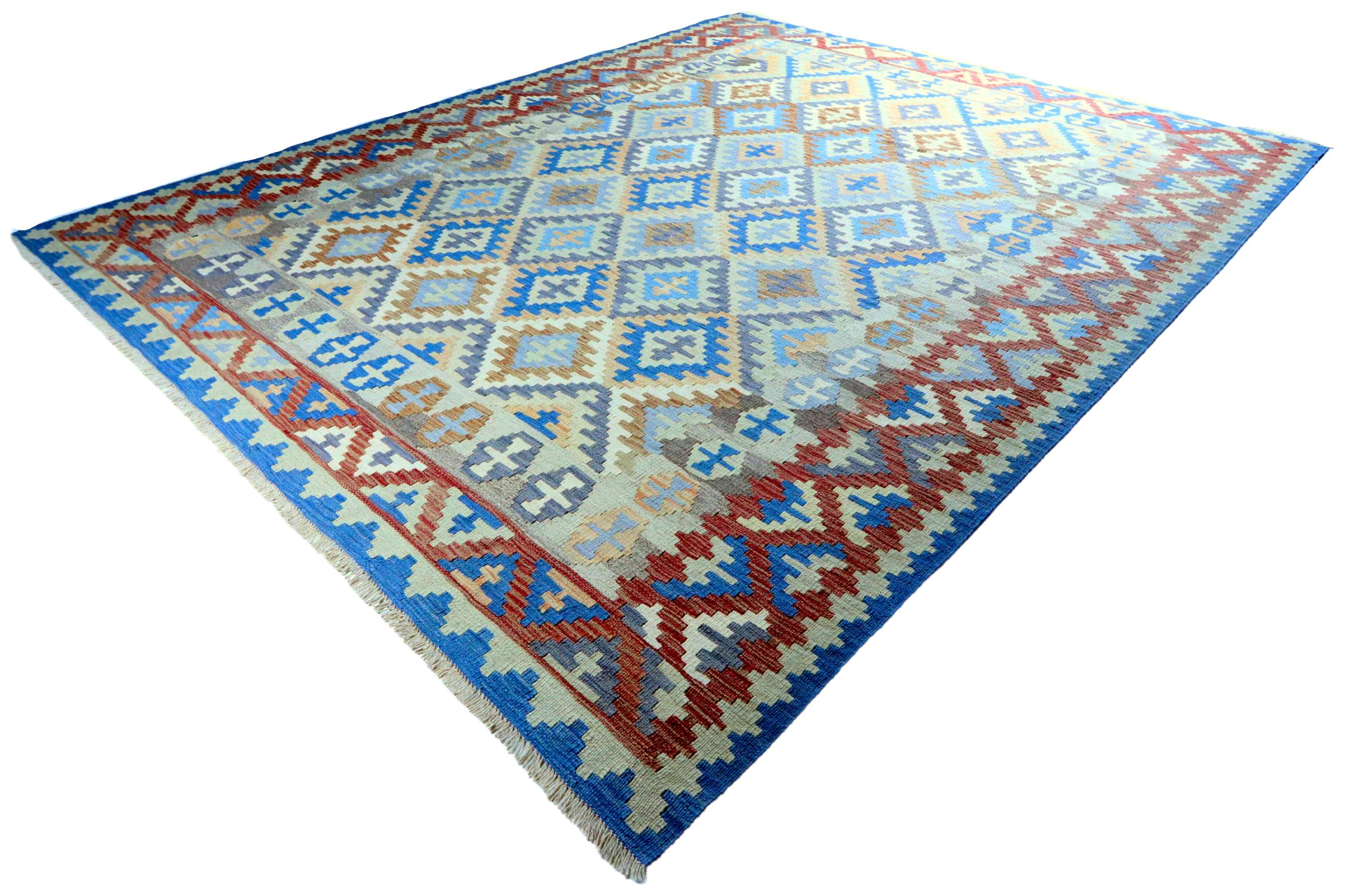 Kilim Gashgai Teppich Wolle Mehrfarbig