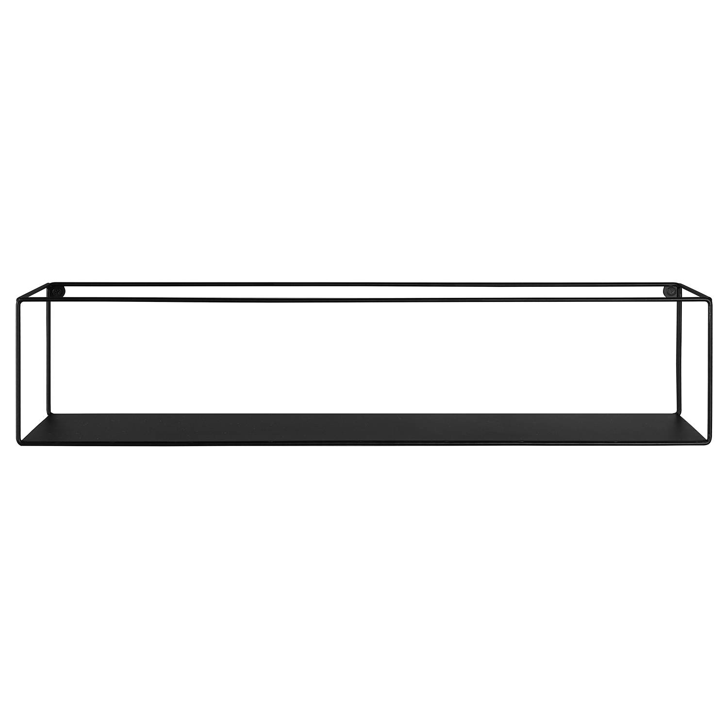 2x Wandregal Tarifa Metall Schwarz