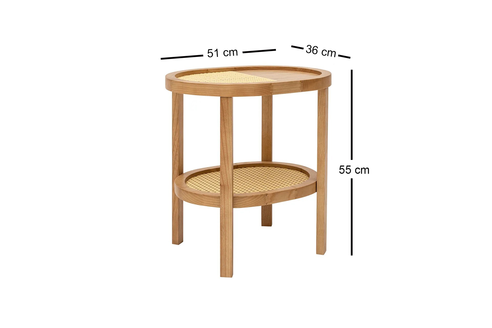 Beistelltisch Mit Ablage Rund