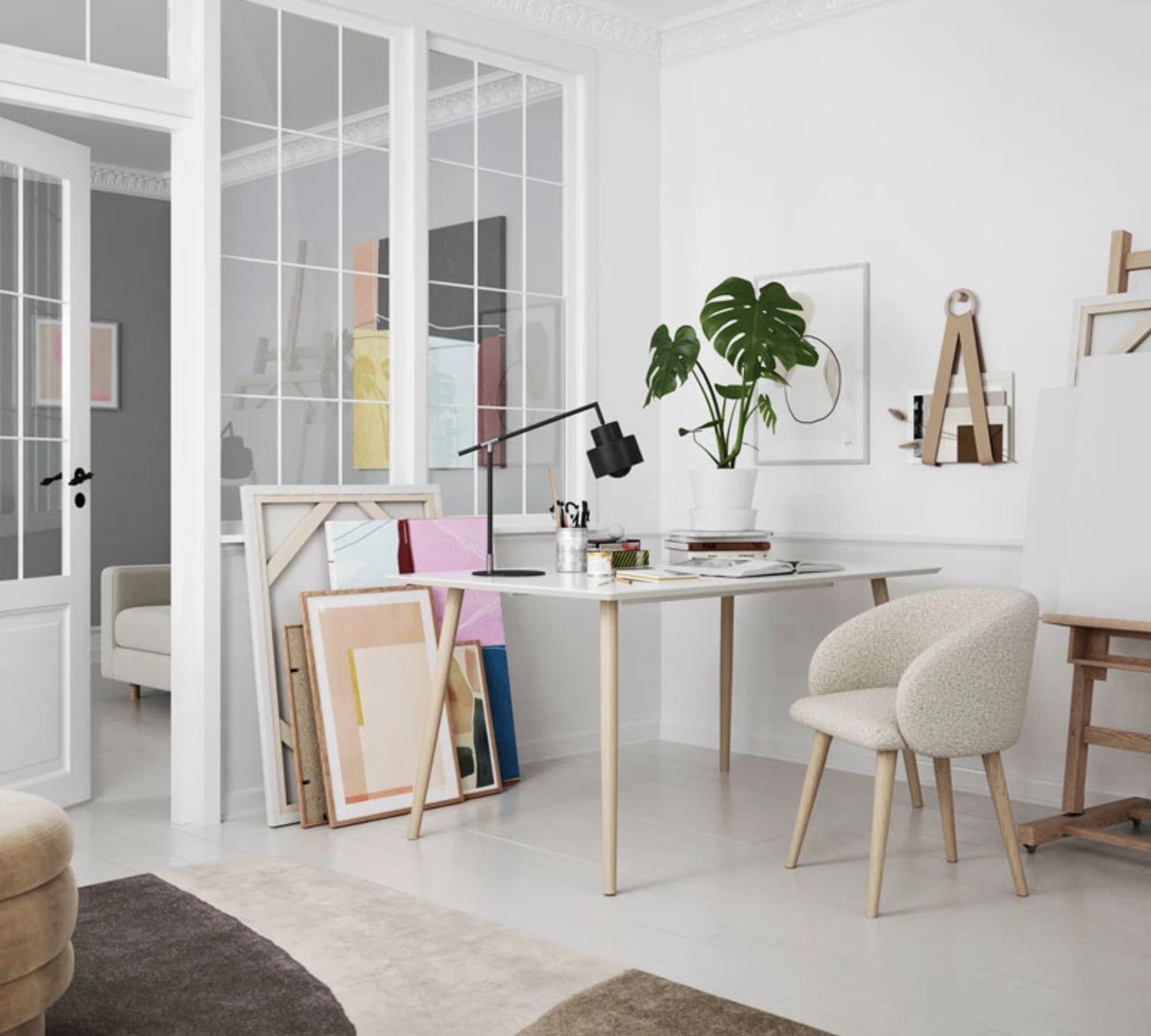 Rosa Esszimmerstuhl Maya Cream