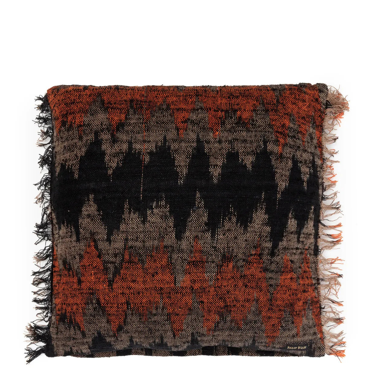 Oh My Gee Kissenbezug Schwarz Orange 60x60cm