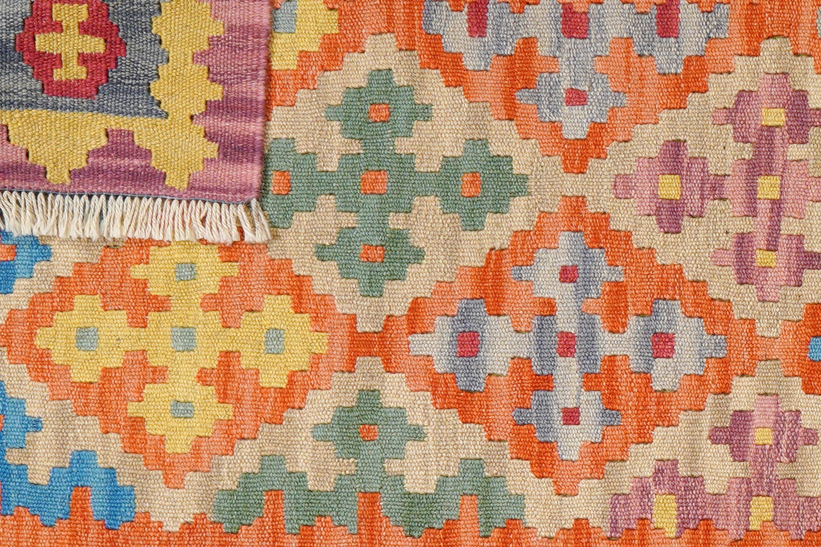 Kilim Gashgai Teppich Mehrfarbig
