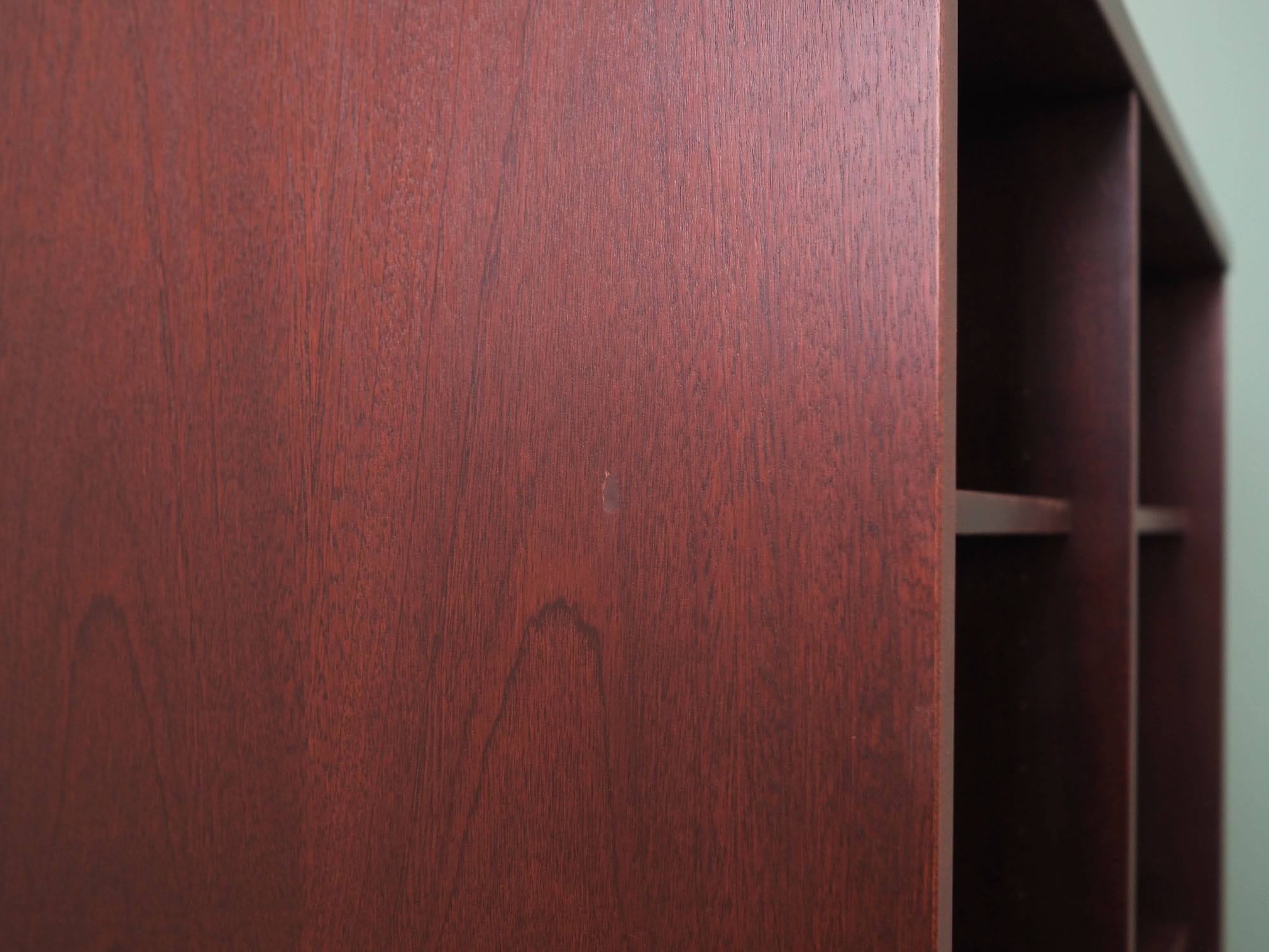 Vintage Bookshelf Mahogany Brown 1960s