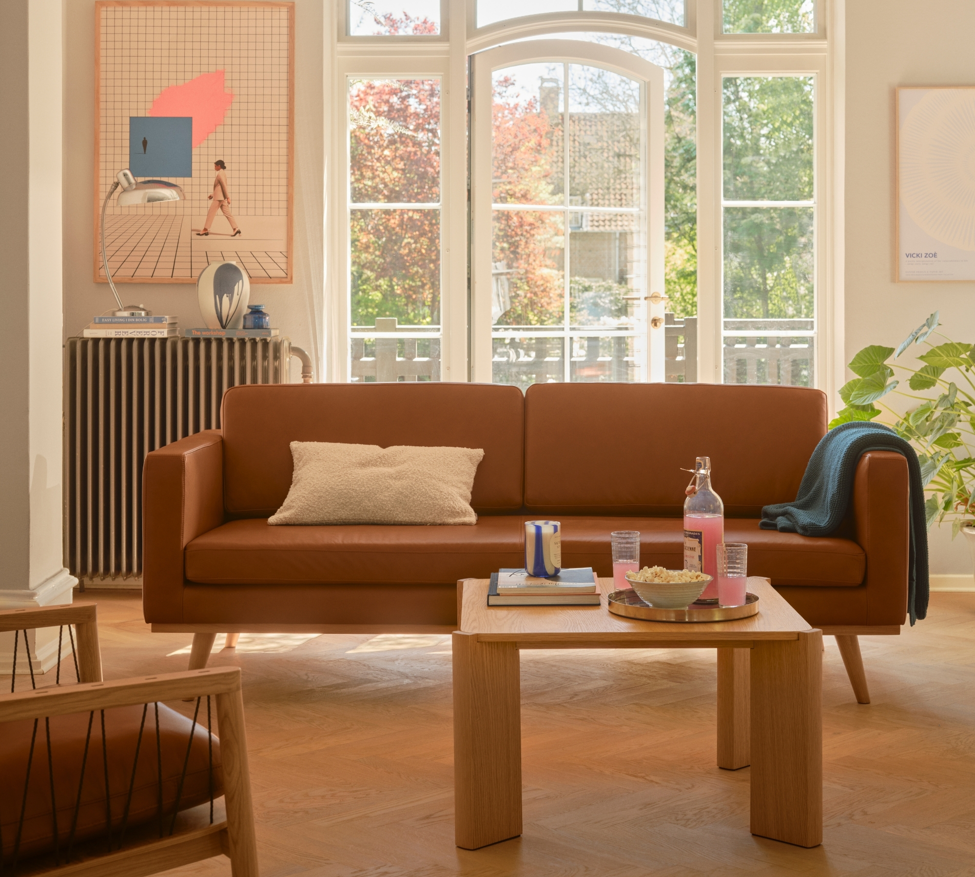 Inez Kissen mit Daunenfederfüllung Maya Cream 40 x 60 cm