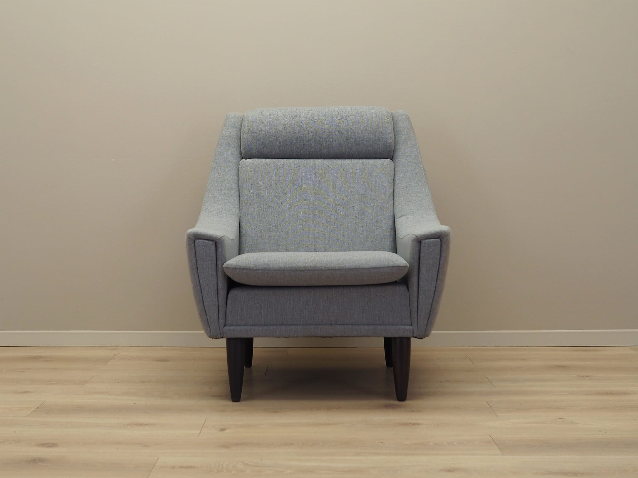 Armchair Textile Wood Grey 1970s