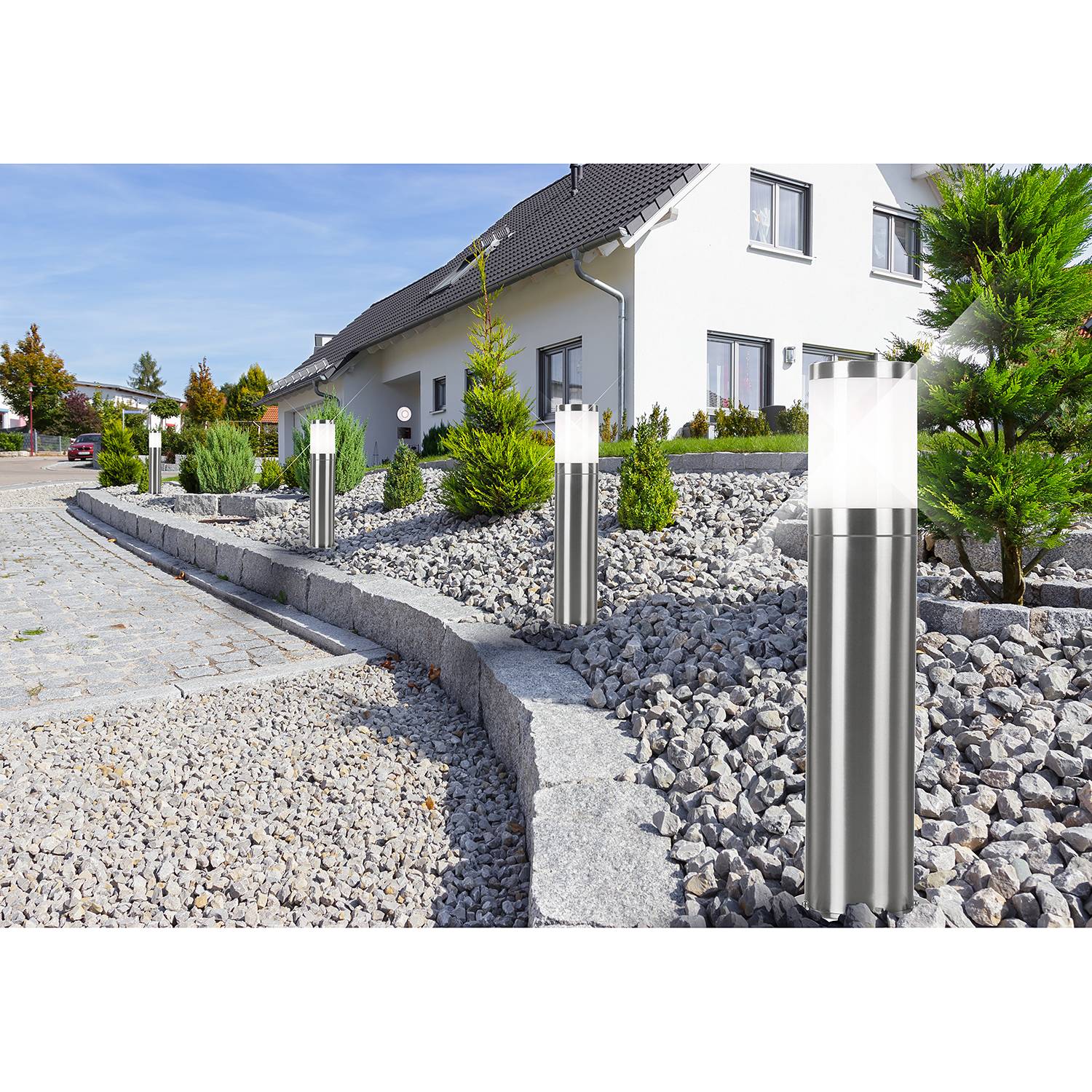 Outdoor light Xeloo II Silver