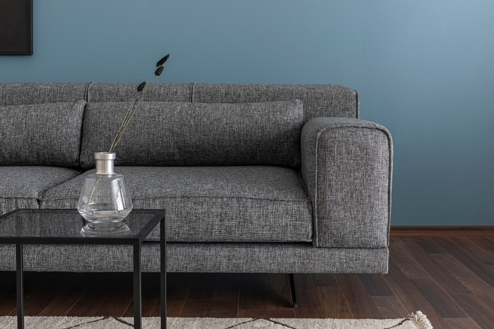 Jivago Ecksofa Links Grau