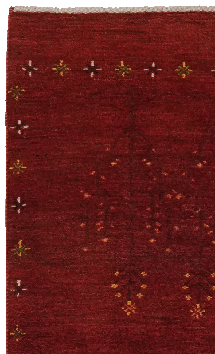 Rizbaf Teppich Rot