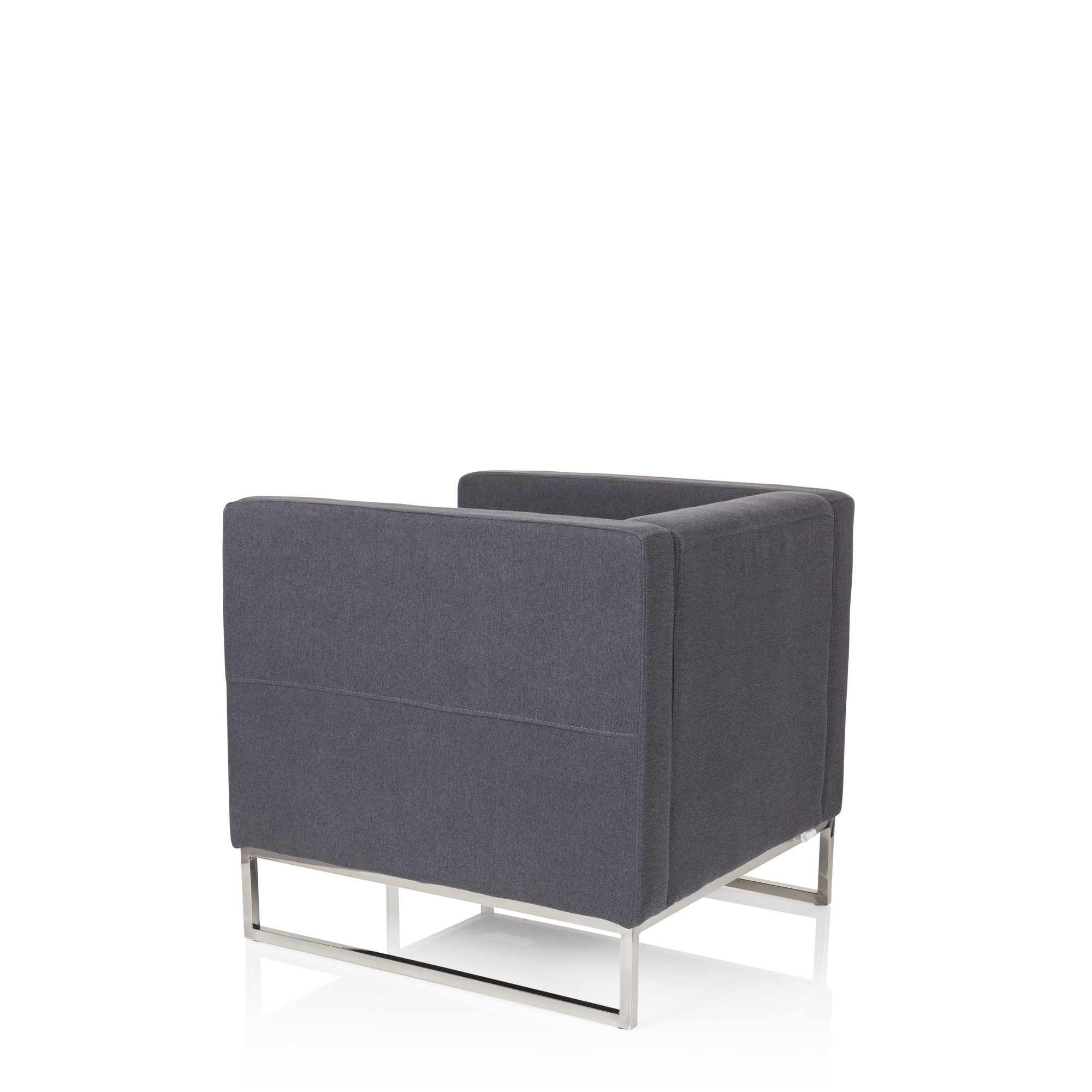 BARBADOS Sessel Stoff Grau