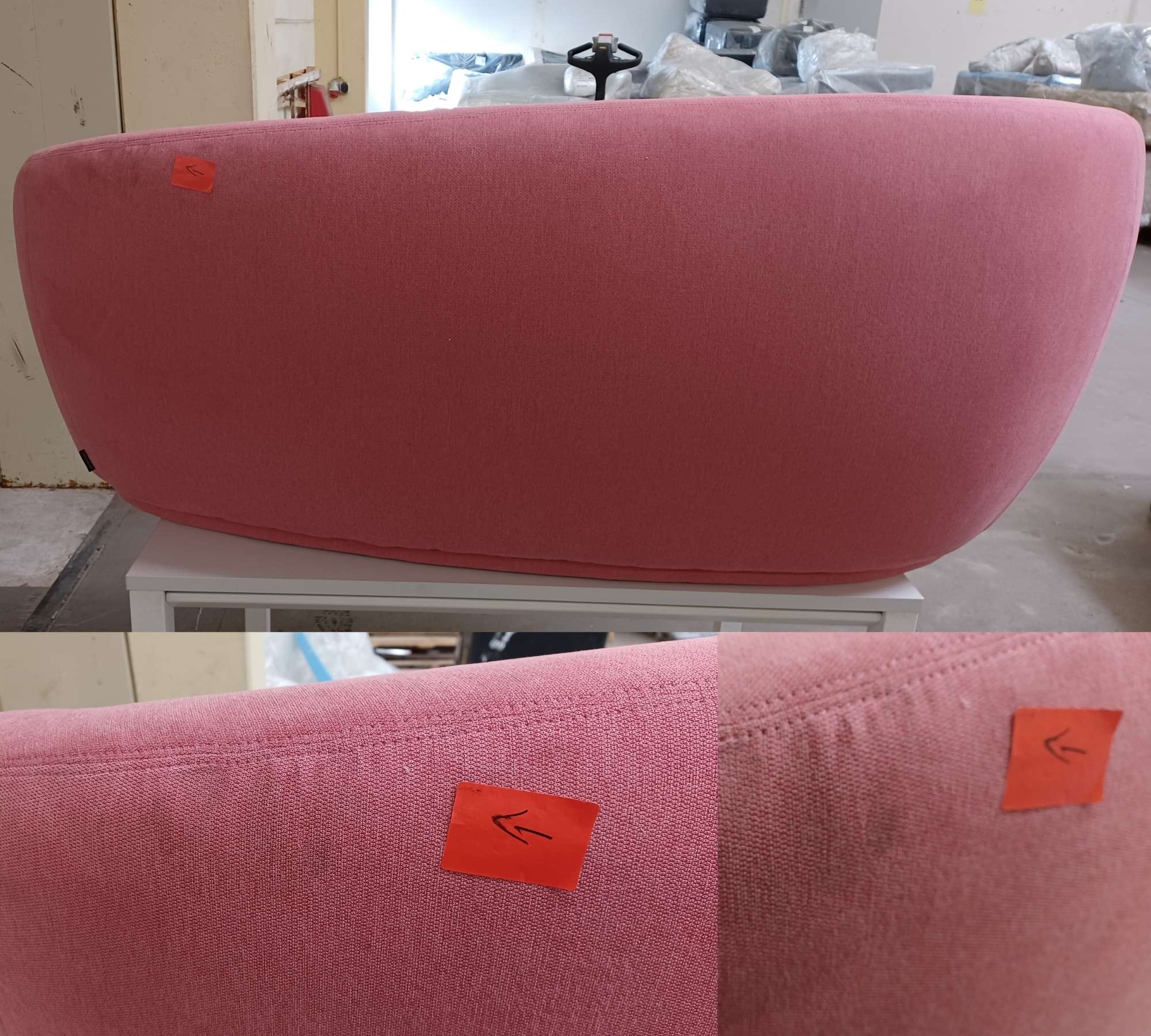 Rose 2,5-Sitzer Sofa Firenze Bubblegum