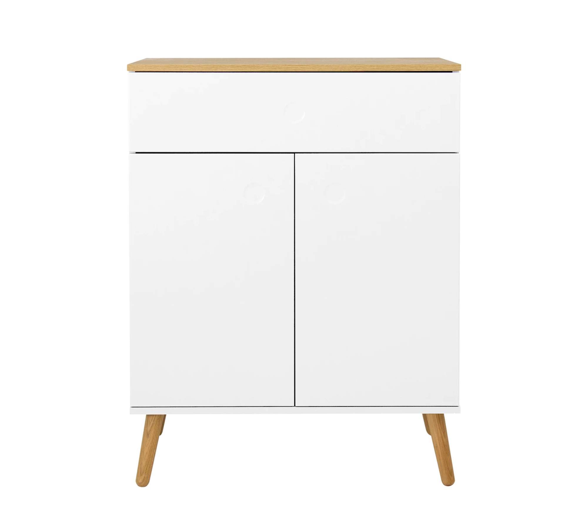 Kommode Eiche Weiß