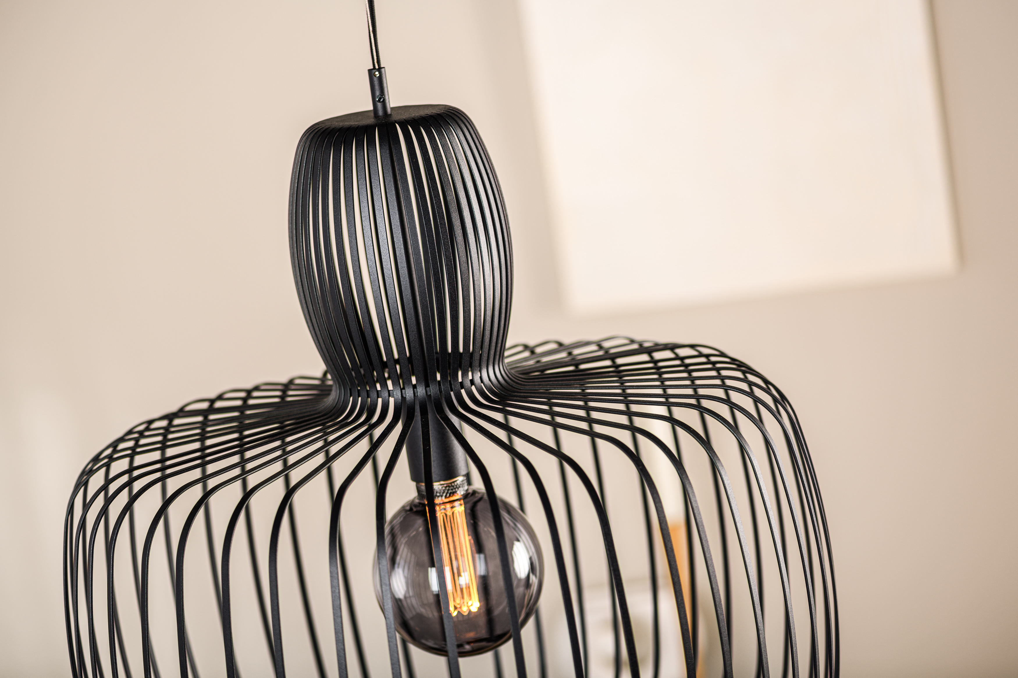 Pendant light Metal Black