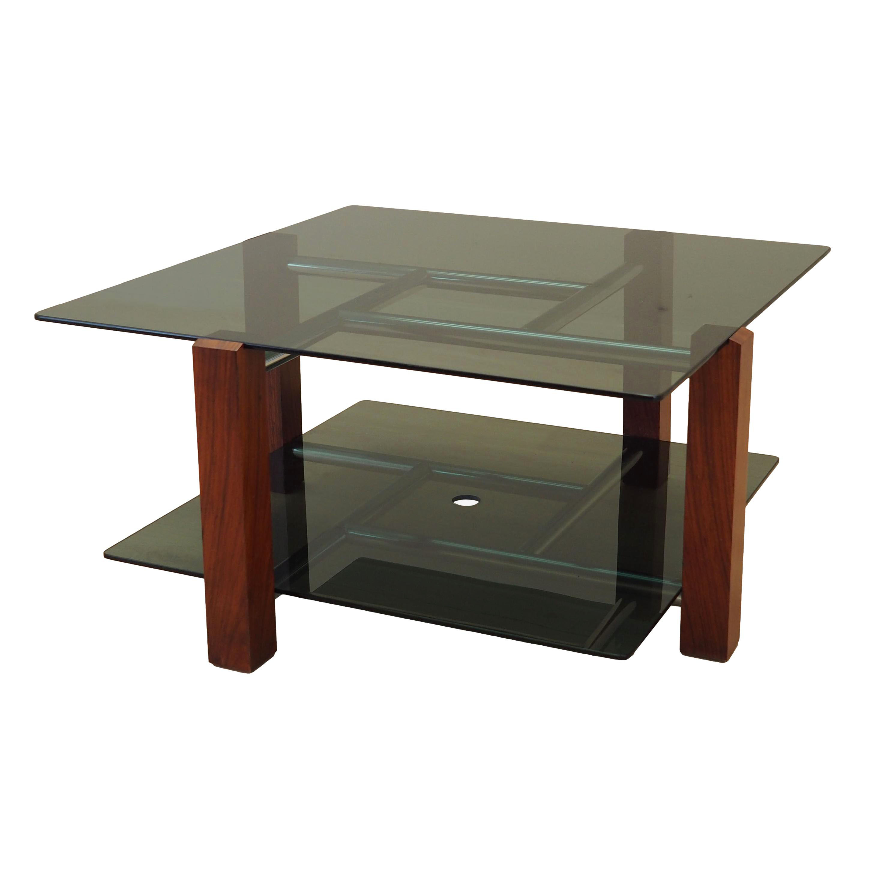 Couchtisch Glas 1970er Jahre
