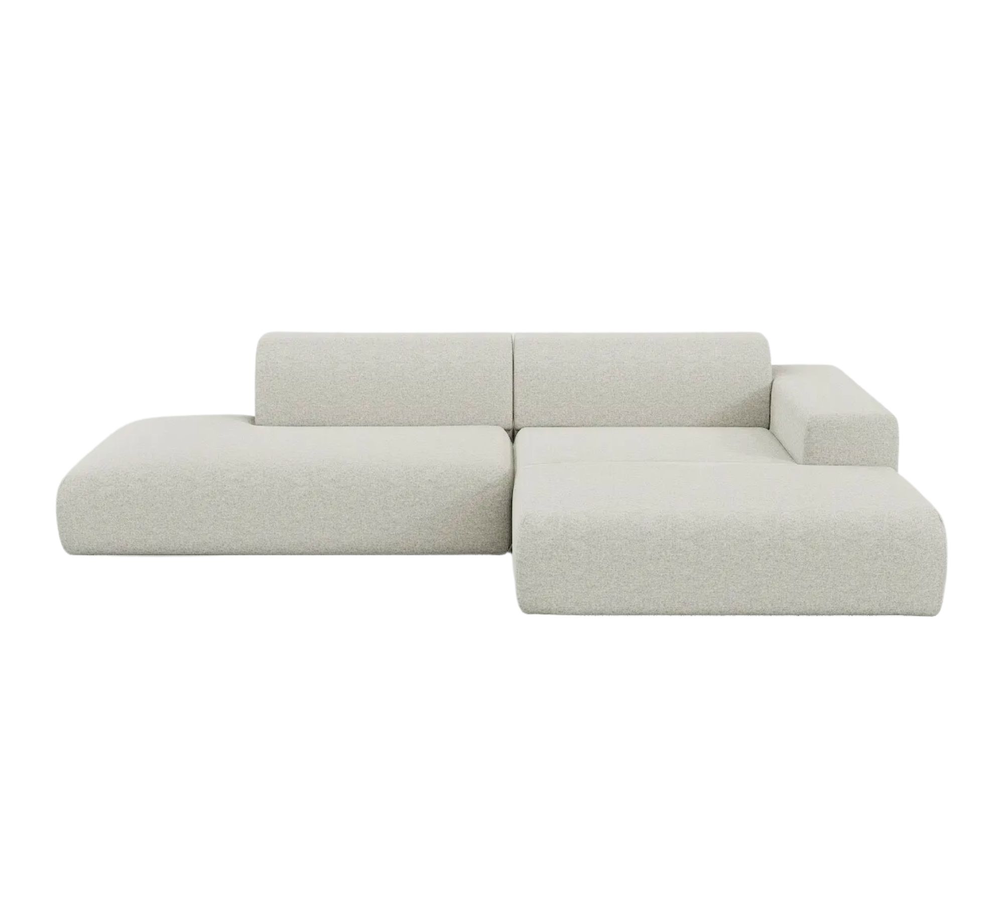 Pyllow Sofa Wollmischung Naturweiß