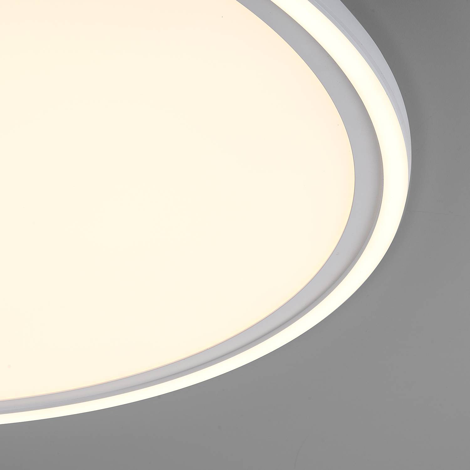 Edging LED ceiling light Polycarbonate Steel 2-flame