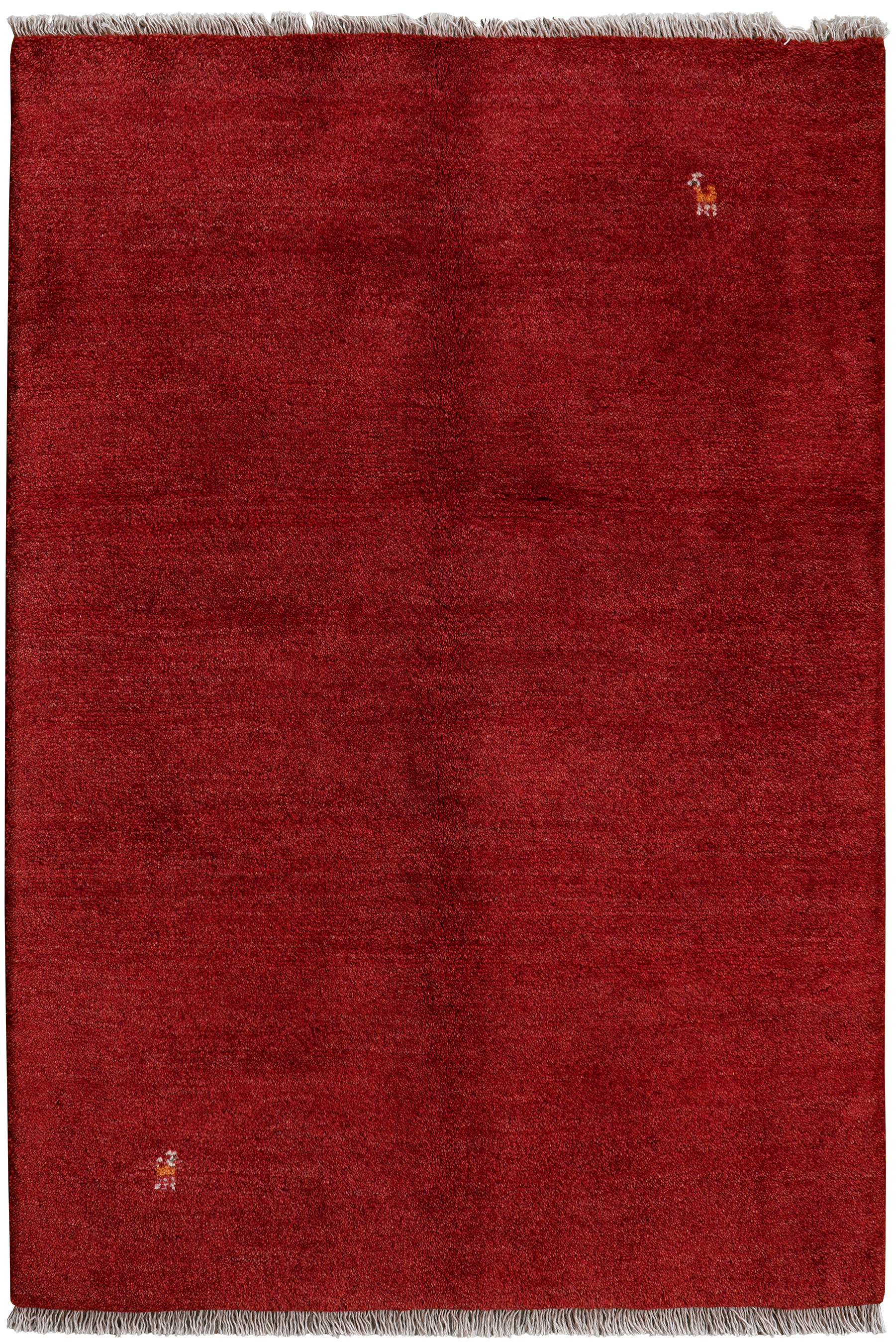 Tappeto Gabbeh lana rosso