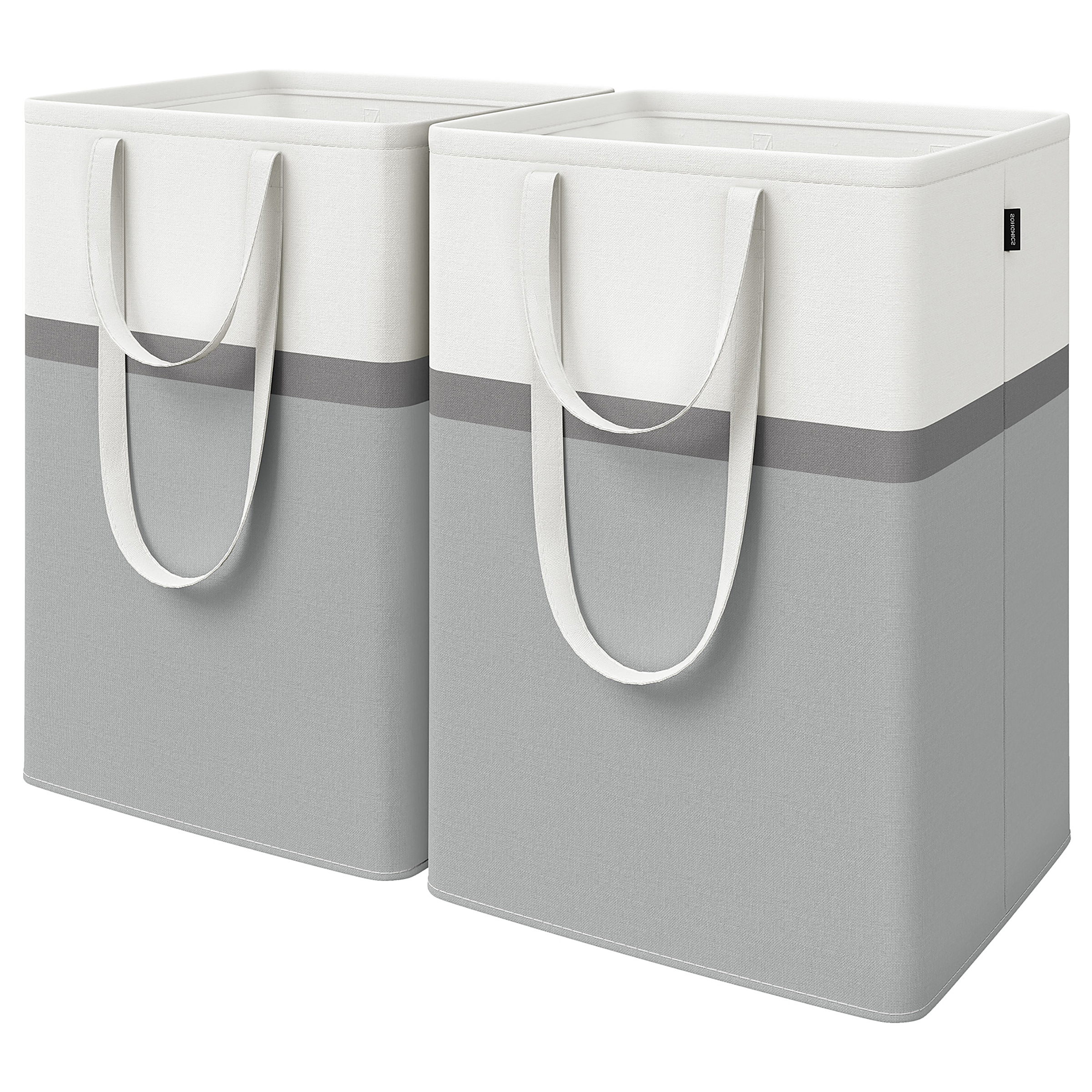 Laundry basket Abumi set of 2 Light grey
