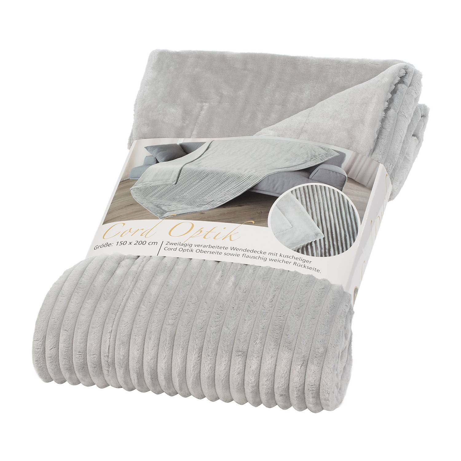 Cord Plaid Webstoff Kies