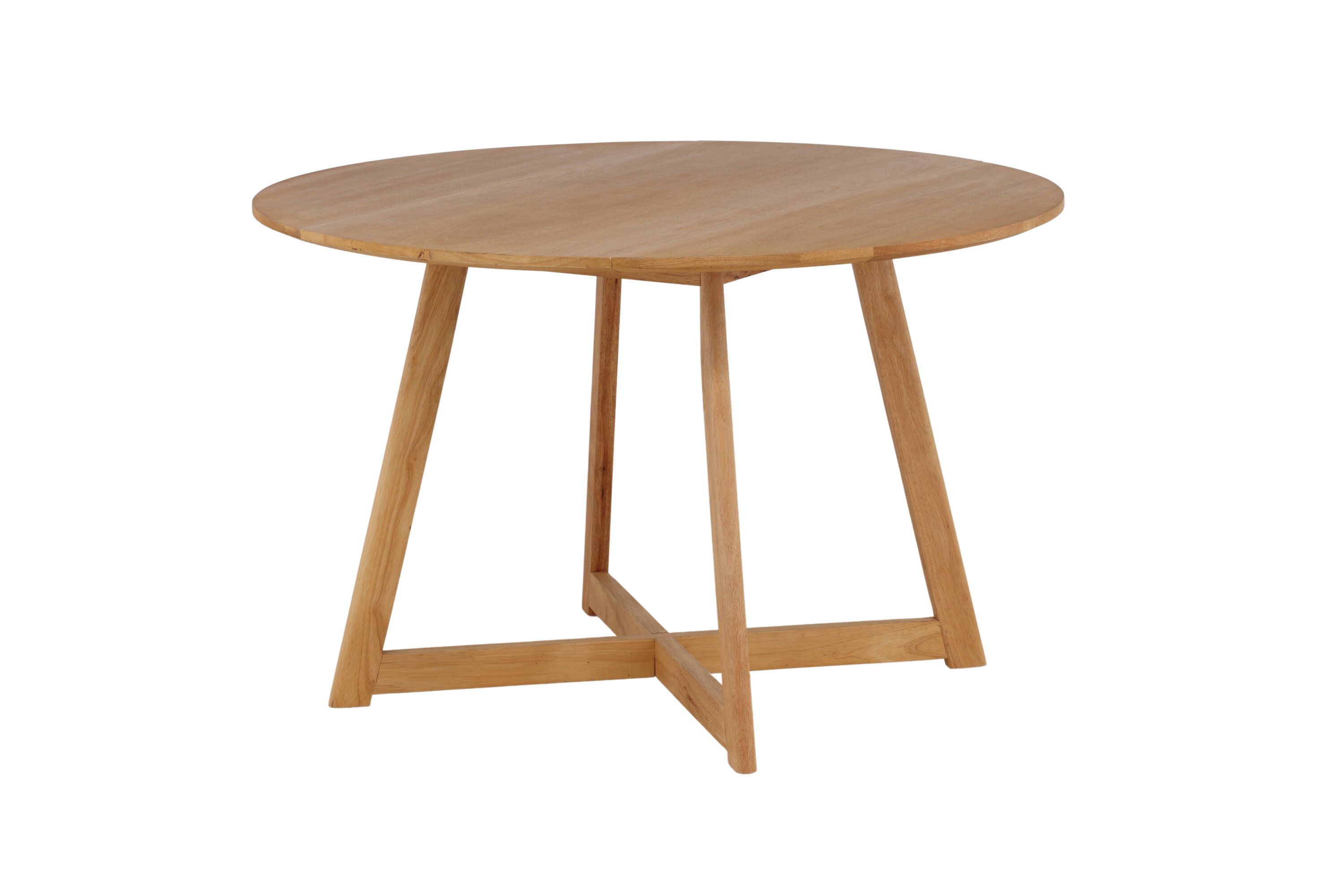 Yakidon Esstisch Gummiholz/MDF Eichen-Optik Natur/Holzoptik