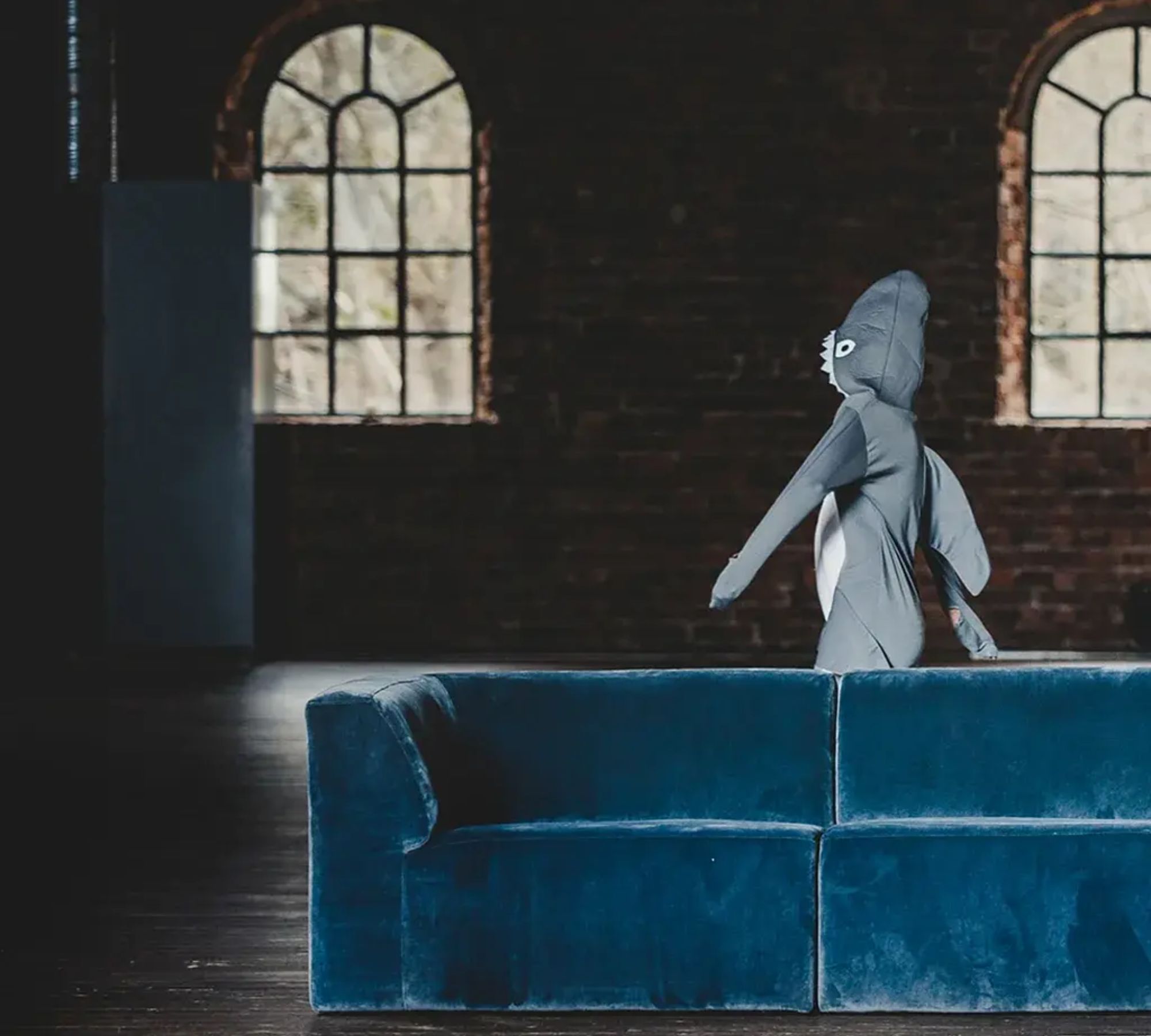 Hajen Modular Sofa with Cushions Blue