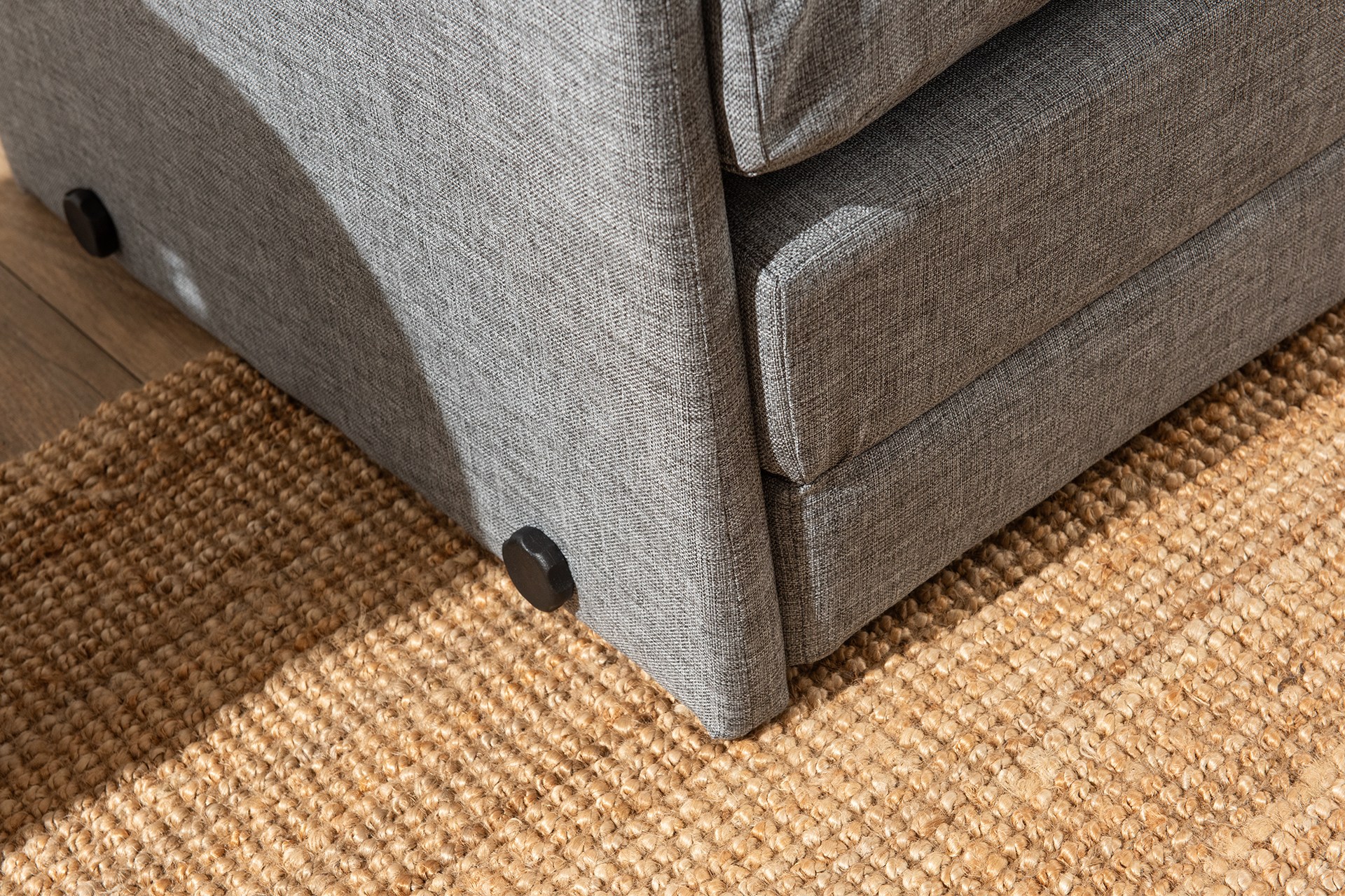 Saga divano letto 1 posto grigio chiaro