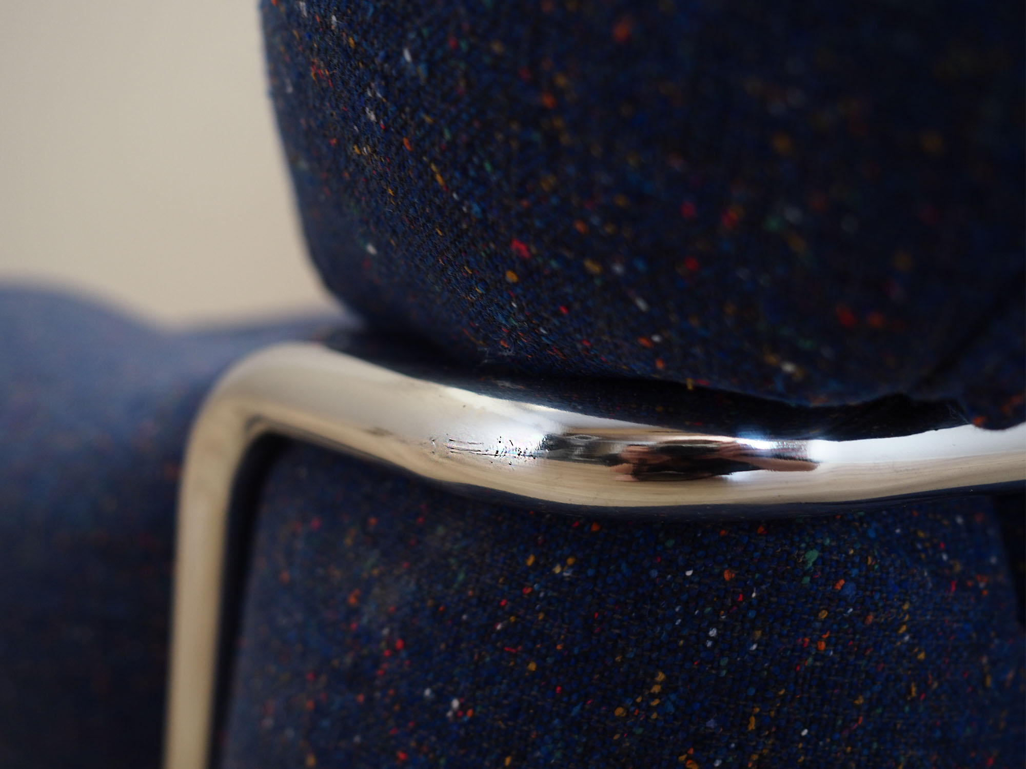 Space Age Sessel Blau