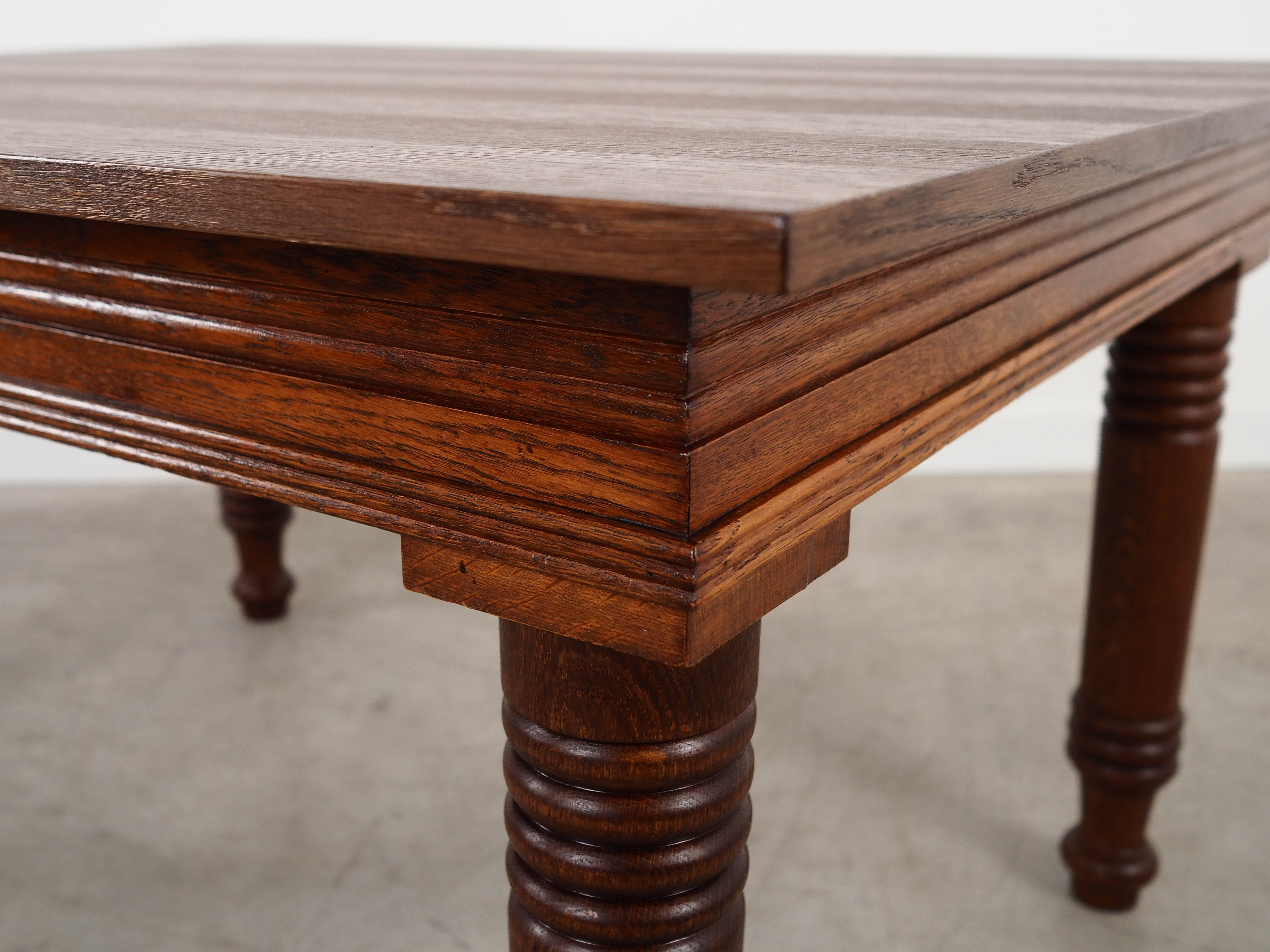 Vintage Eichen Tisch Braun 1960 Jahre