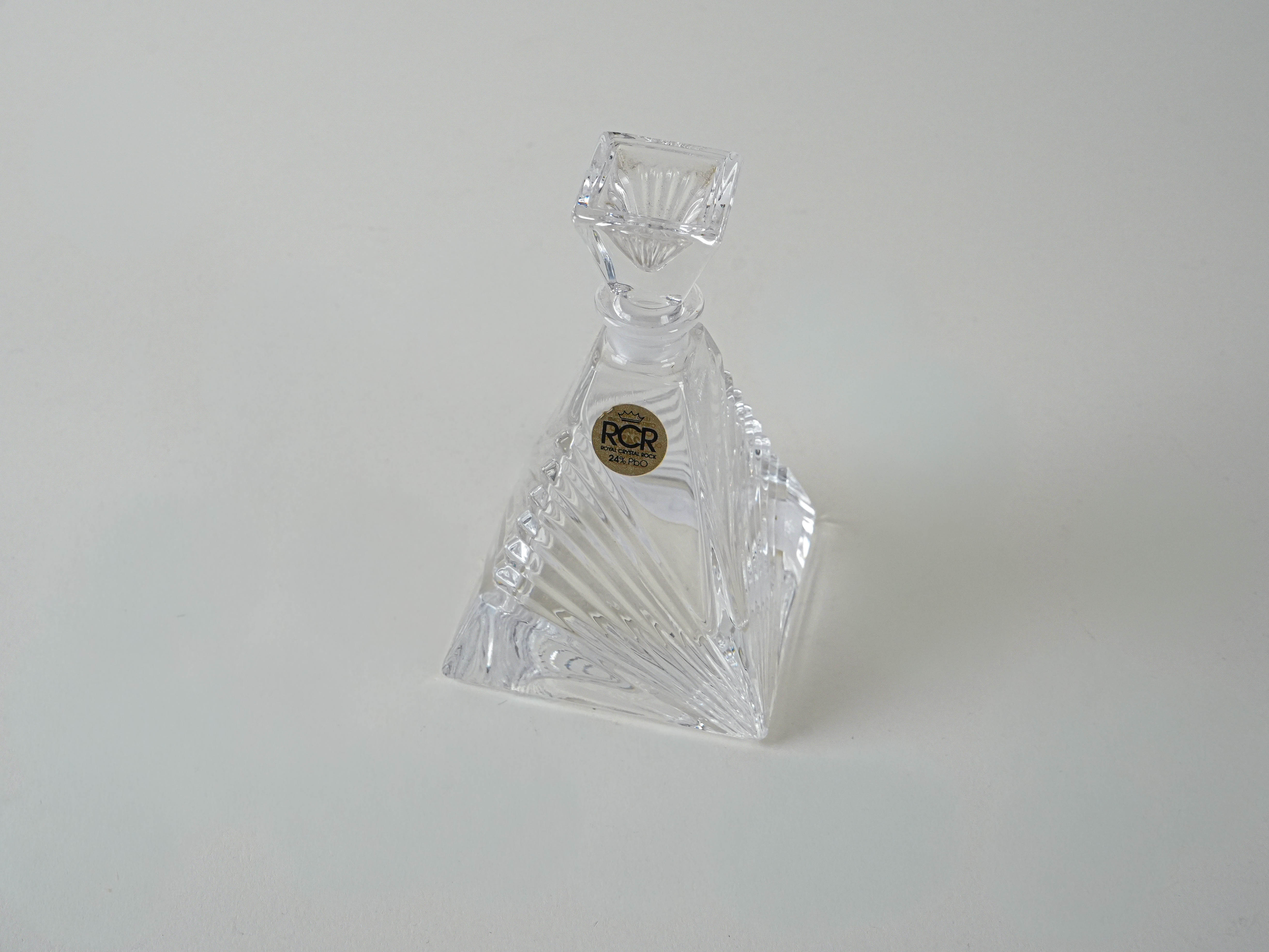 Glaskaraffe Transparent 1970er Jahre