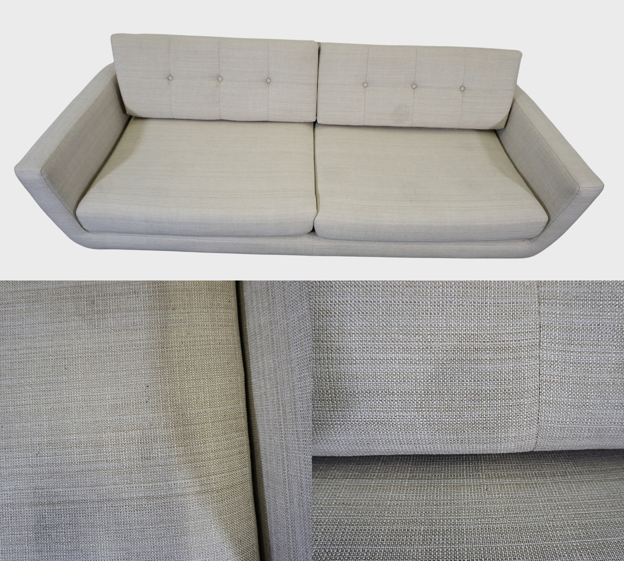 Vera Sofa 3-Sitzer Vega Cream