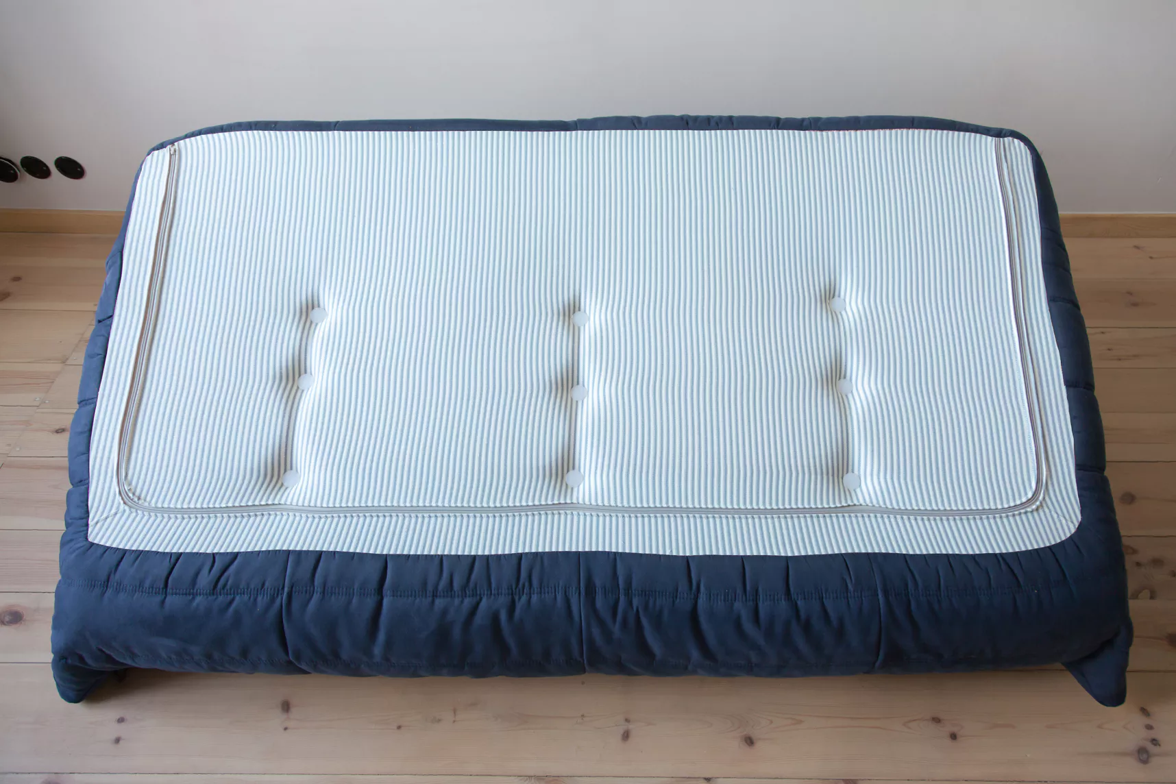 Togo Lounge Set 3-pc. Textile Navy Blue