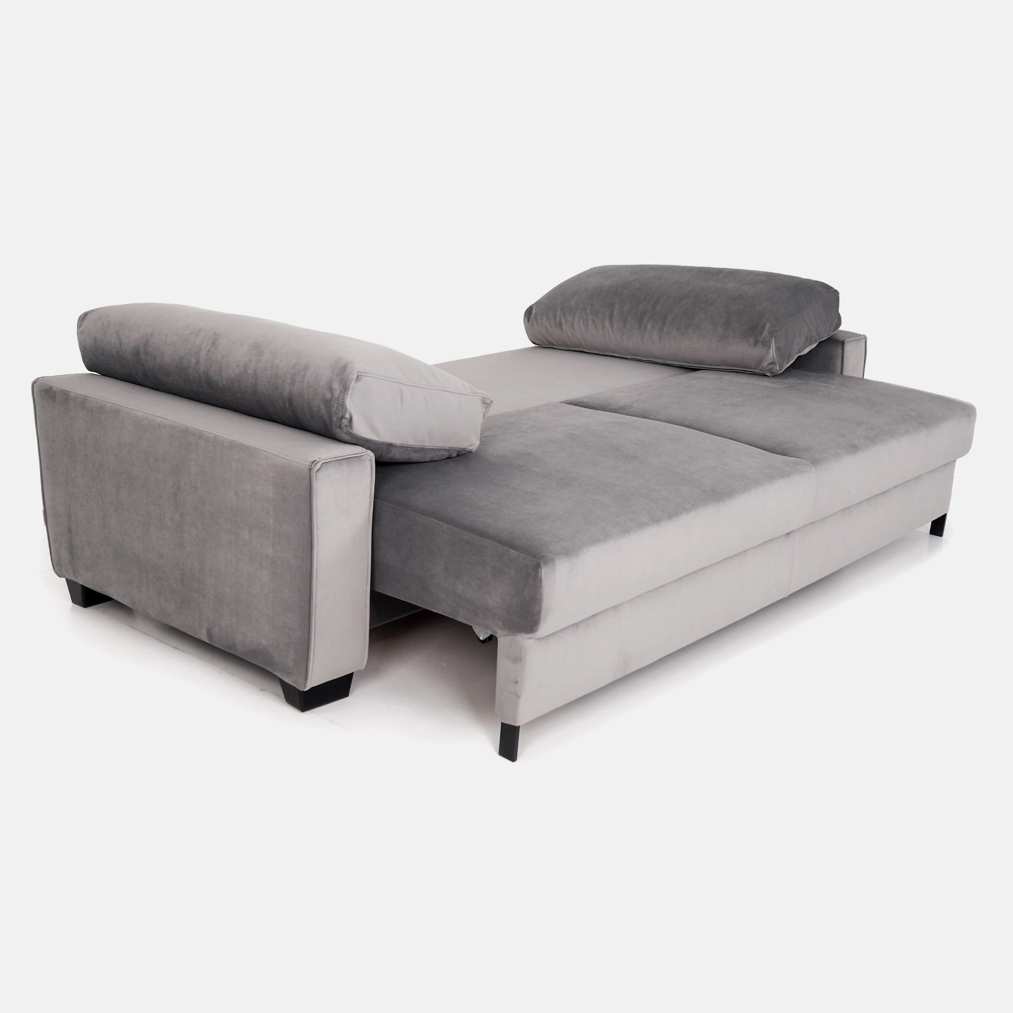Rejkiavik Sofa 3-Sitzer Velour Silber