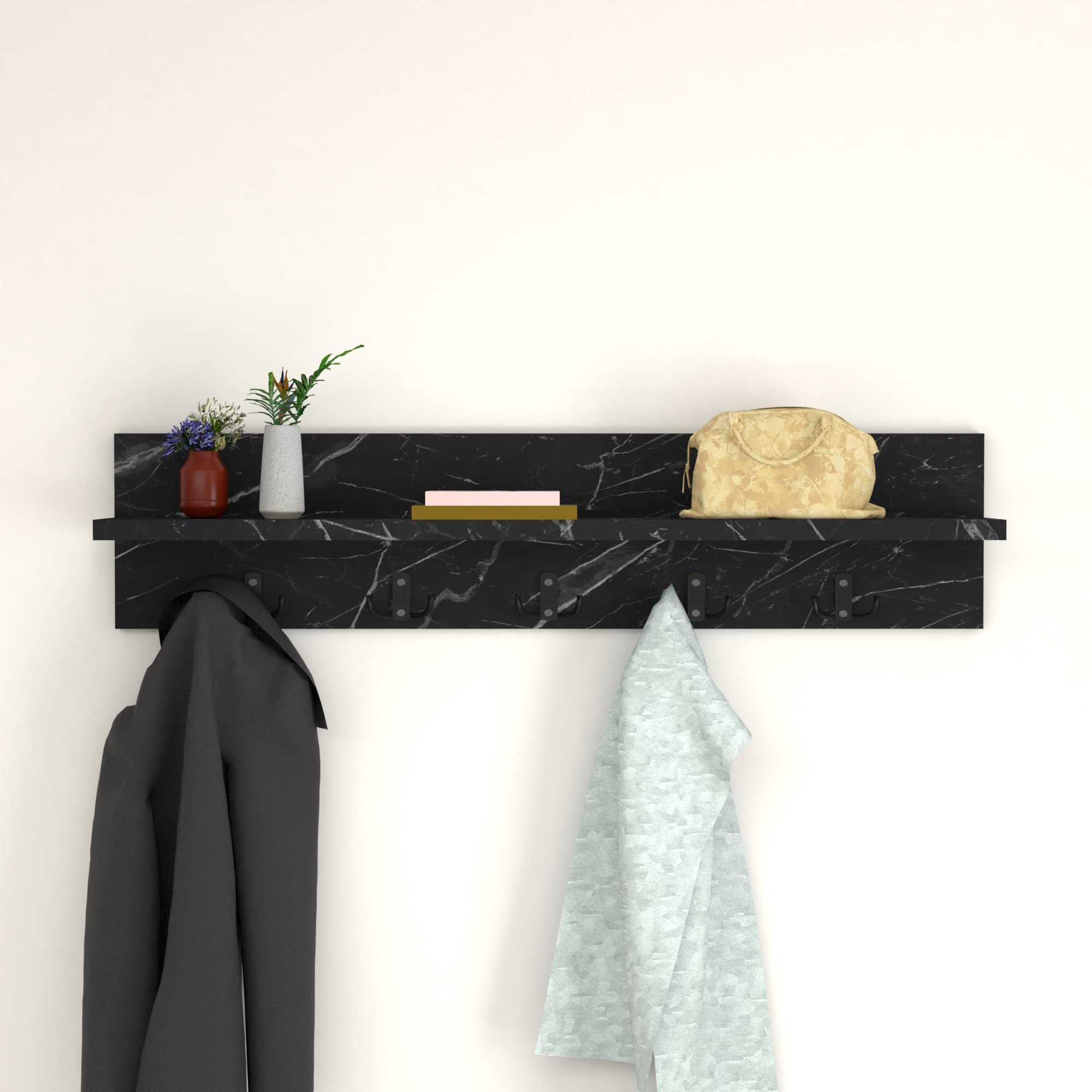 Wandgarderobe Hammarö Schwarz