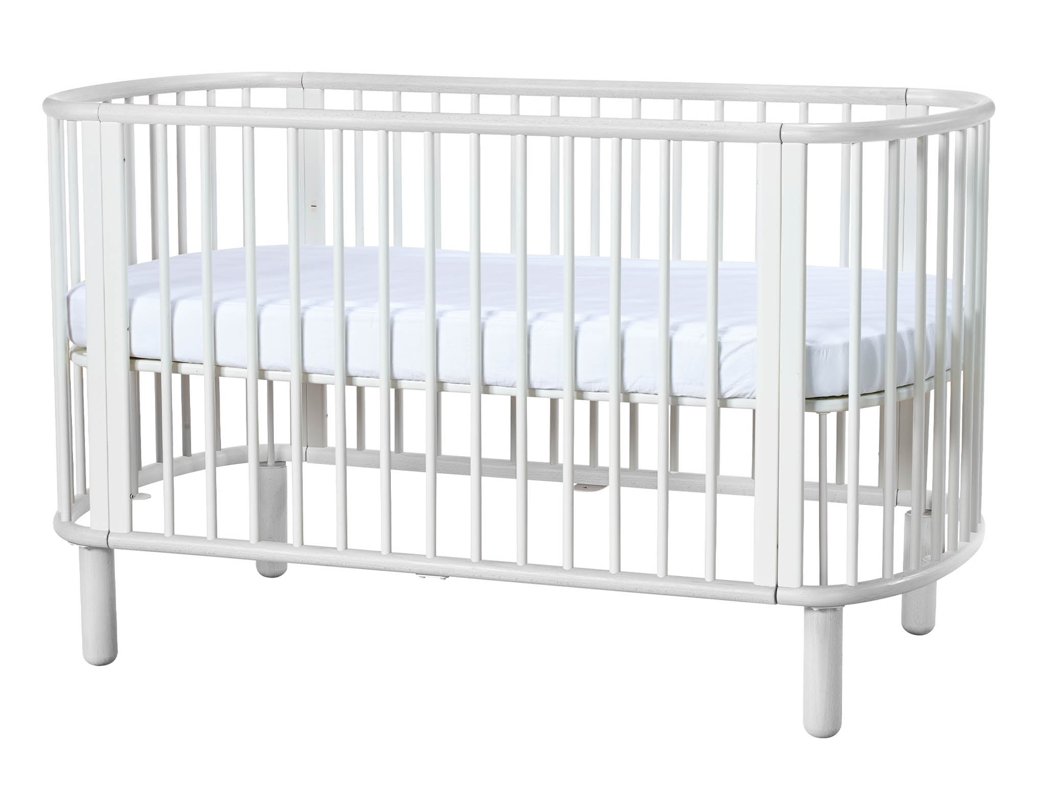 Baby-Bettchen Holz Weiß