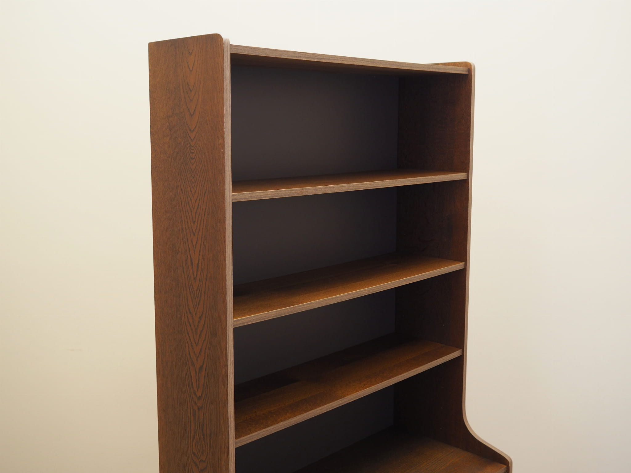 Bookshelf Wood Brown 1970s