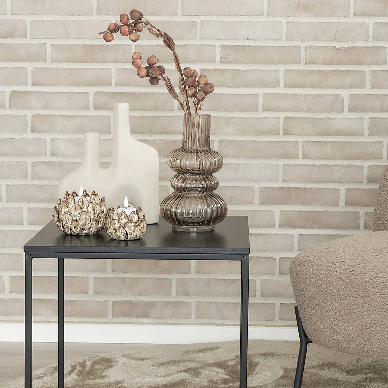 Campen Vase Ceramic Cream