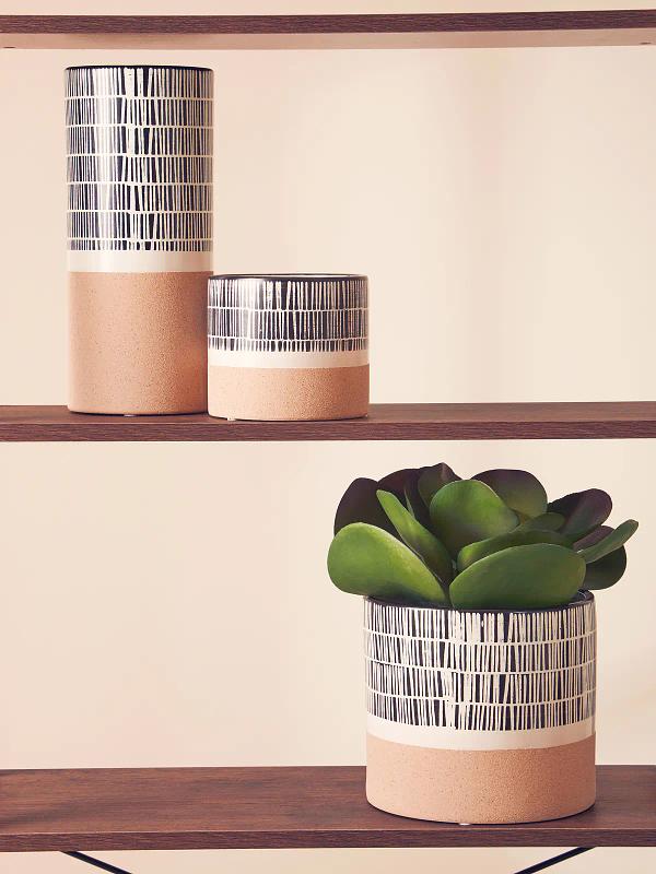 Jada Große Gestreifte Vase
