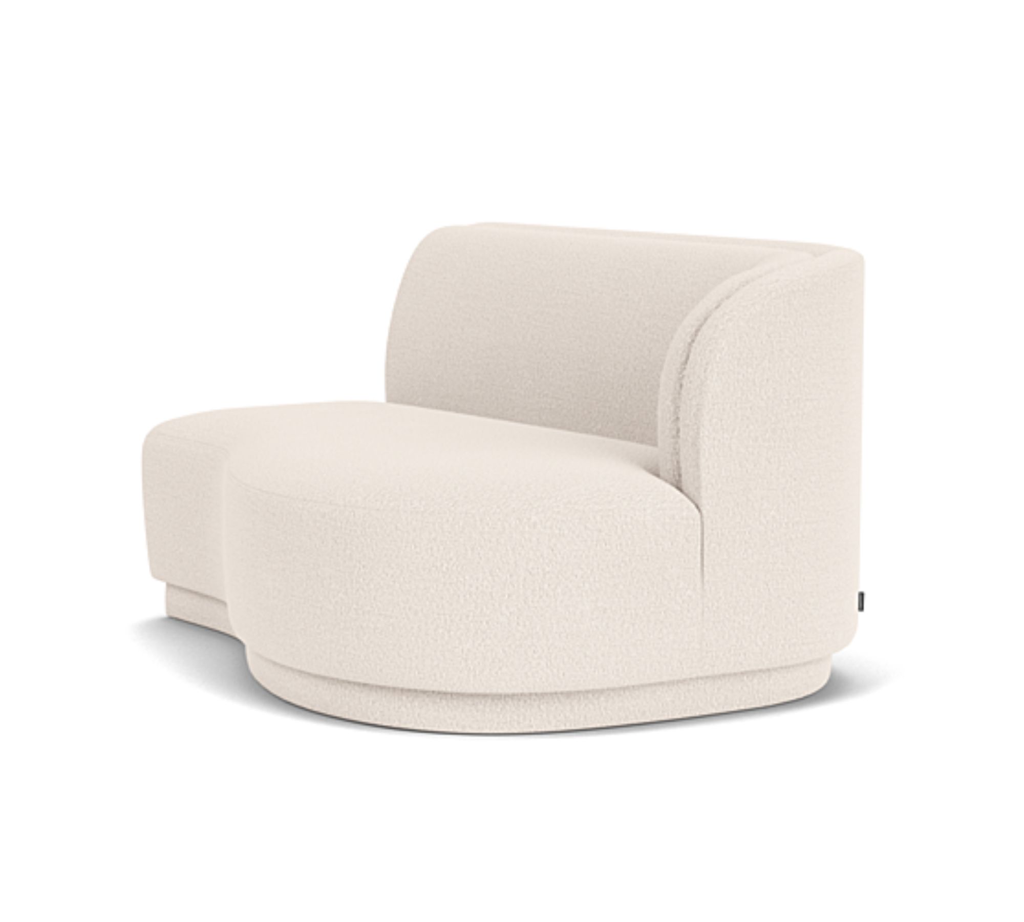 Nora 2-Sitzer Chaise Modul Links Maya Cream