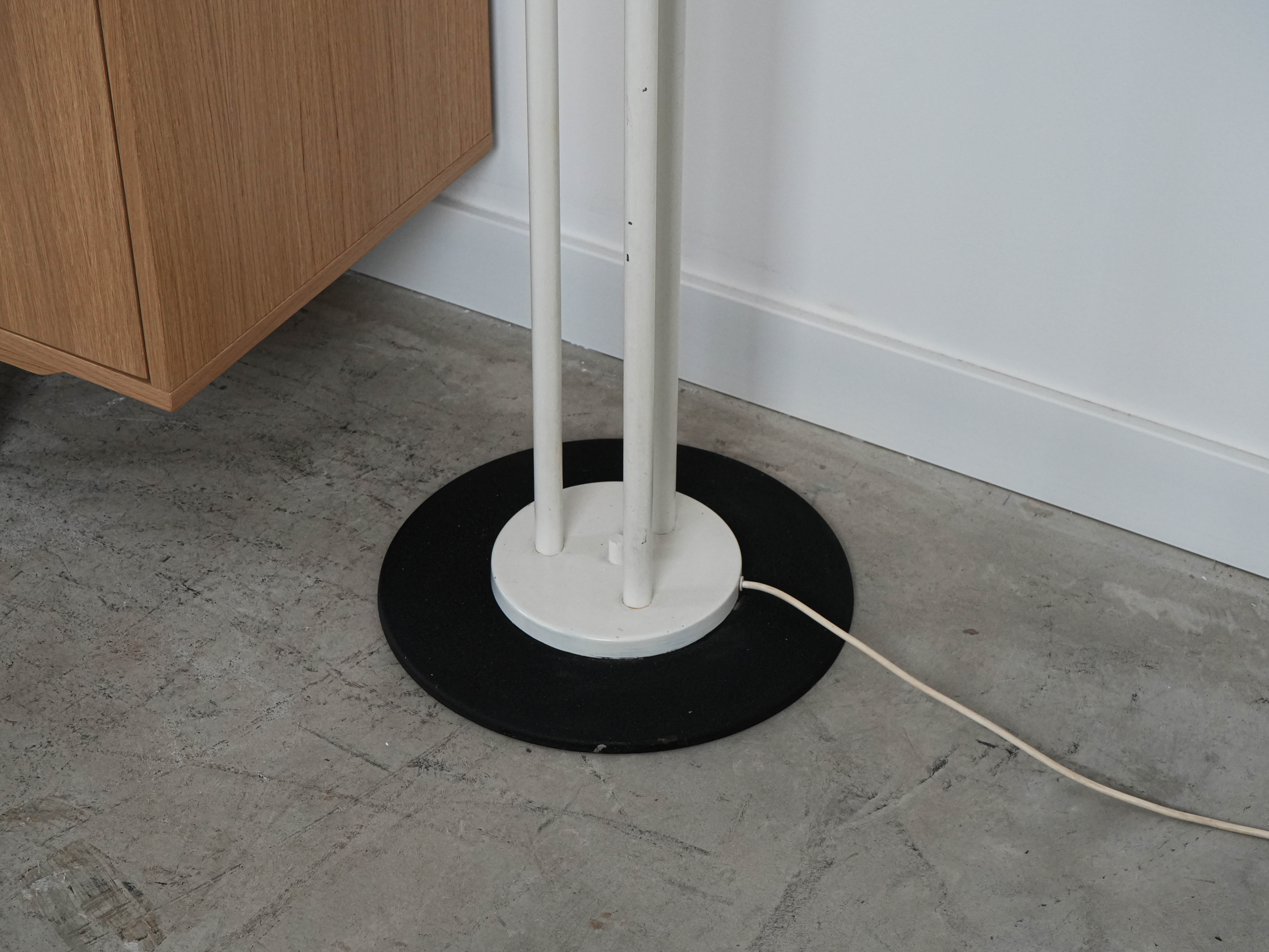 Floor lampMetalMurano glass1970s