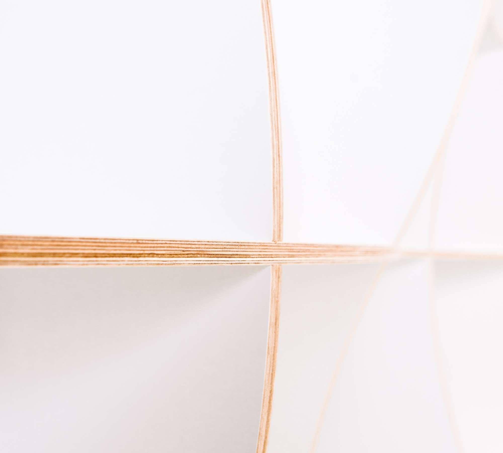 DUNE Bookshelf L Wood White