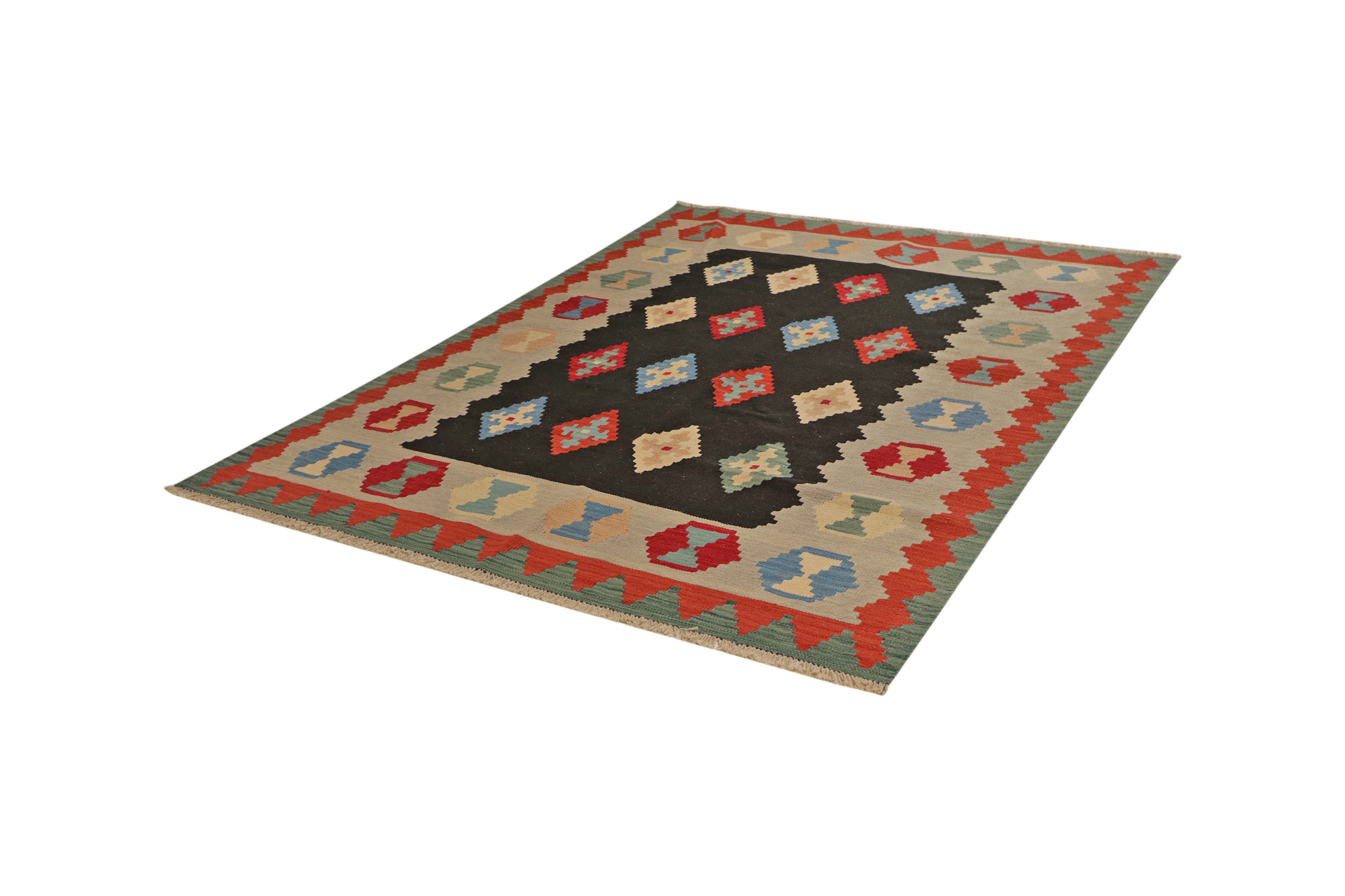 Kilim Gashgai Teppich Wolle Mehrfarbig