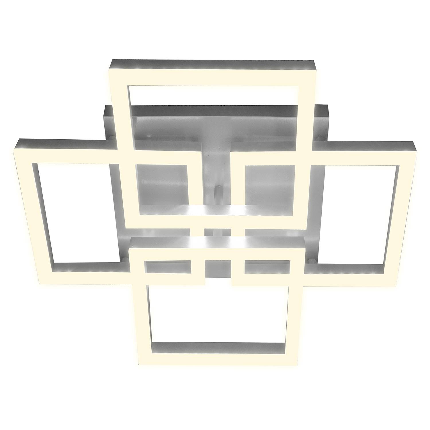 4-Burner Neron Ceiling Light PVC White