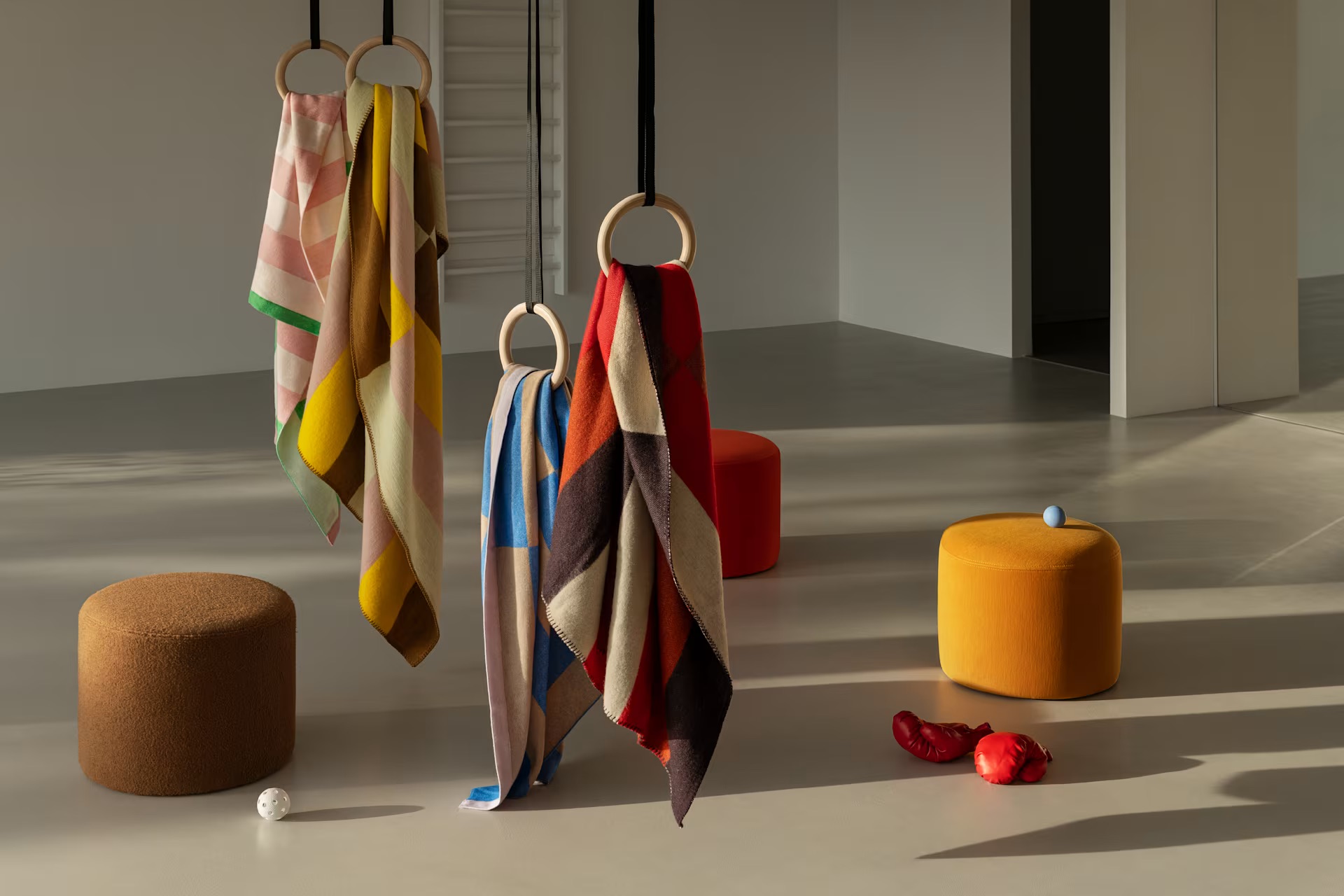 Striped Blanket Blue