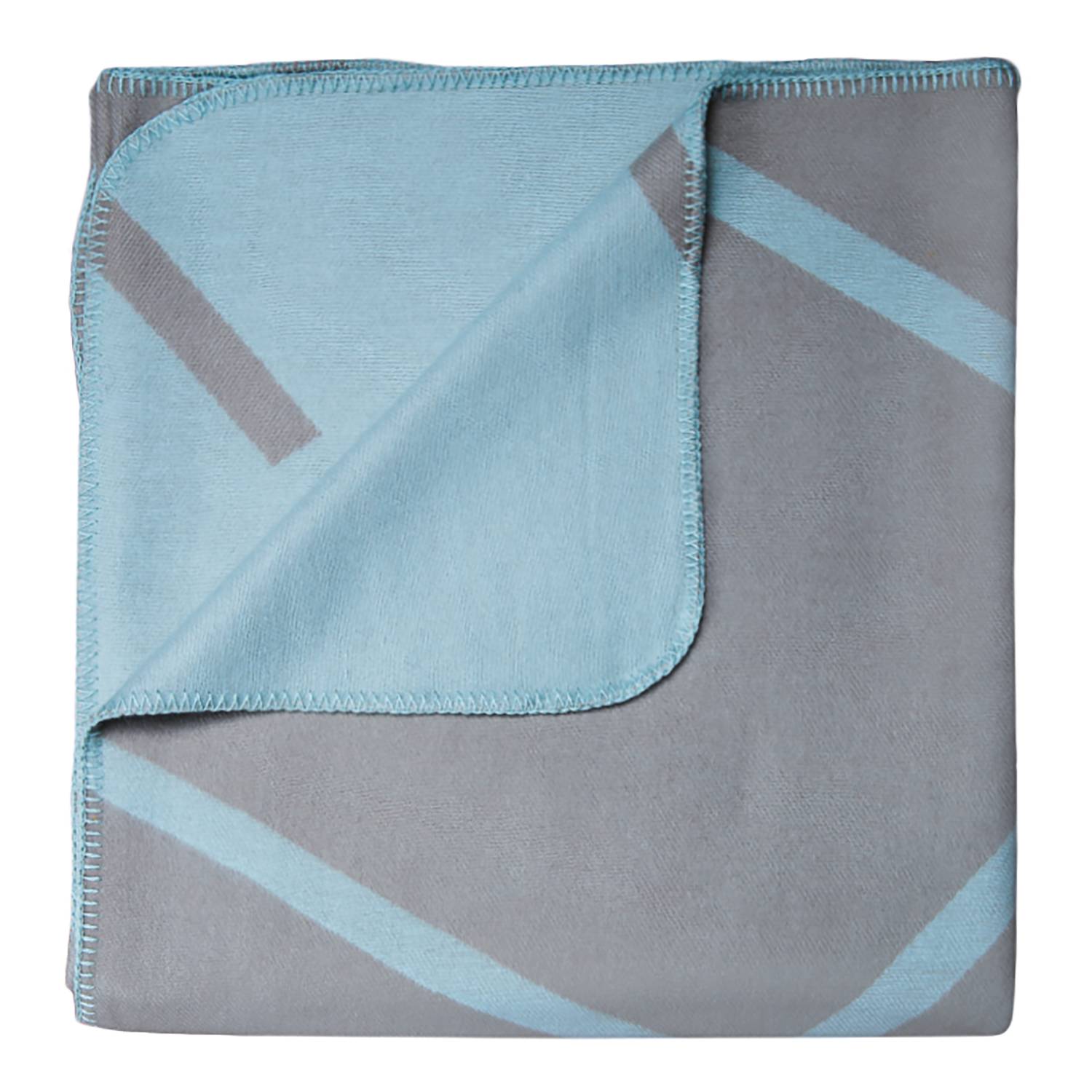 Tagesdecke Amanda Cotton Highway Webstoff Babyblau