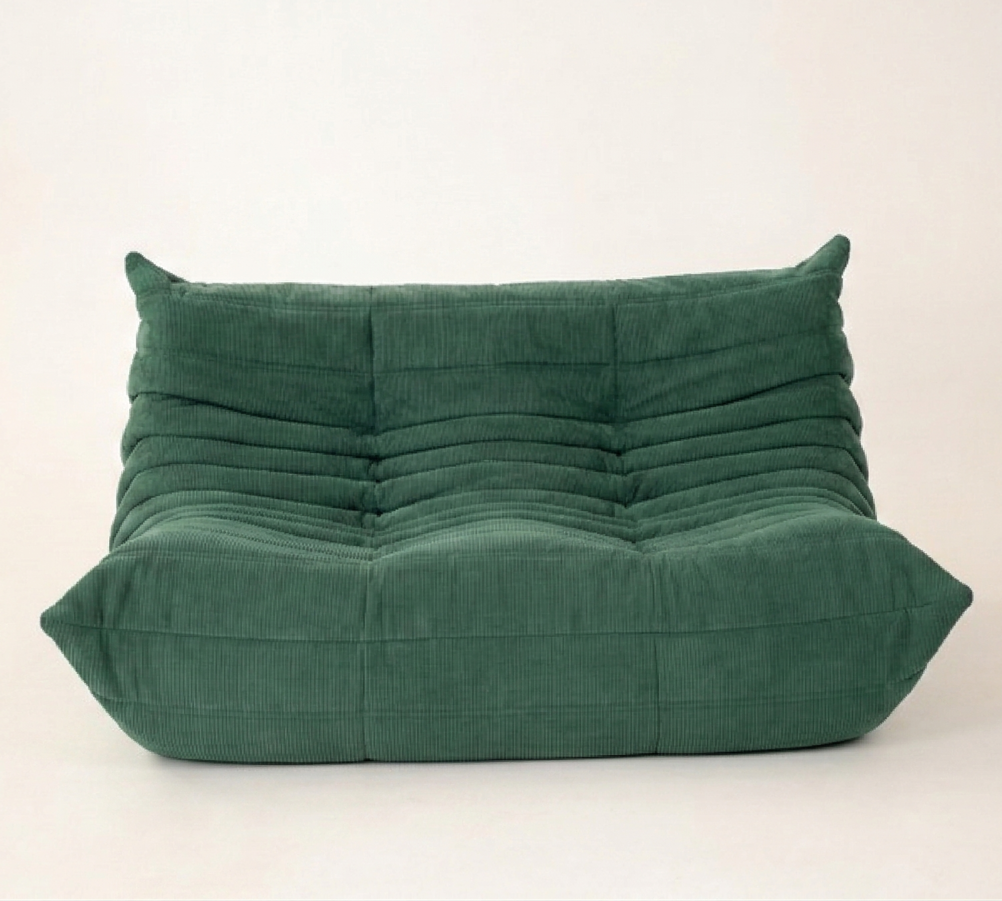 Togo 2-Sitzer Sofa Cord Tannengrün