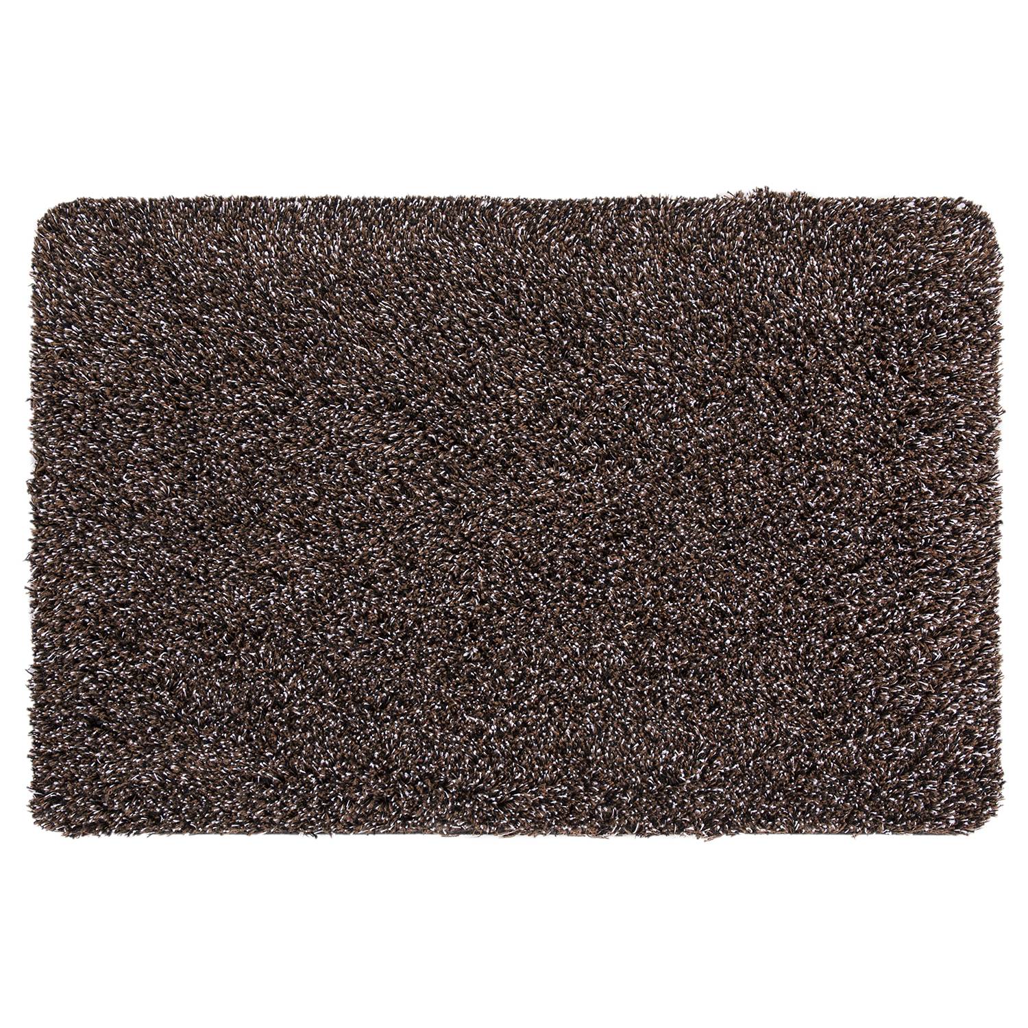 Super Cotton Fußmatte Baumwolle Braun 40 x 60 cm